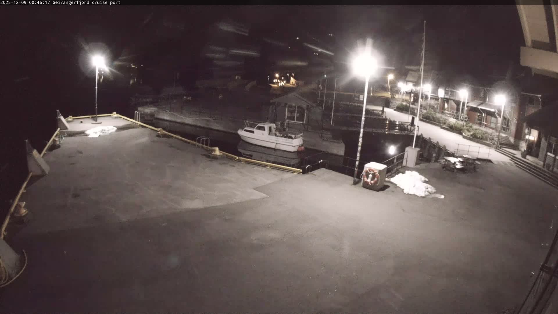 Geiranger Fjord & Cruise Terminal Live Cam -  Stranda, Sunmore, More og Romsdal, Western Norway, Norway
