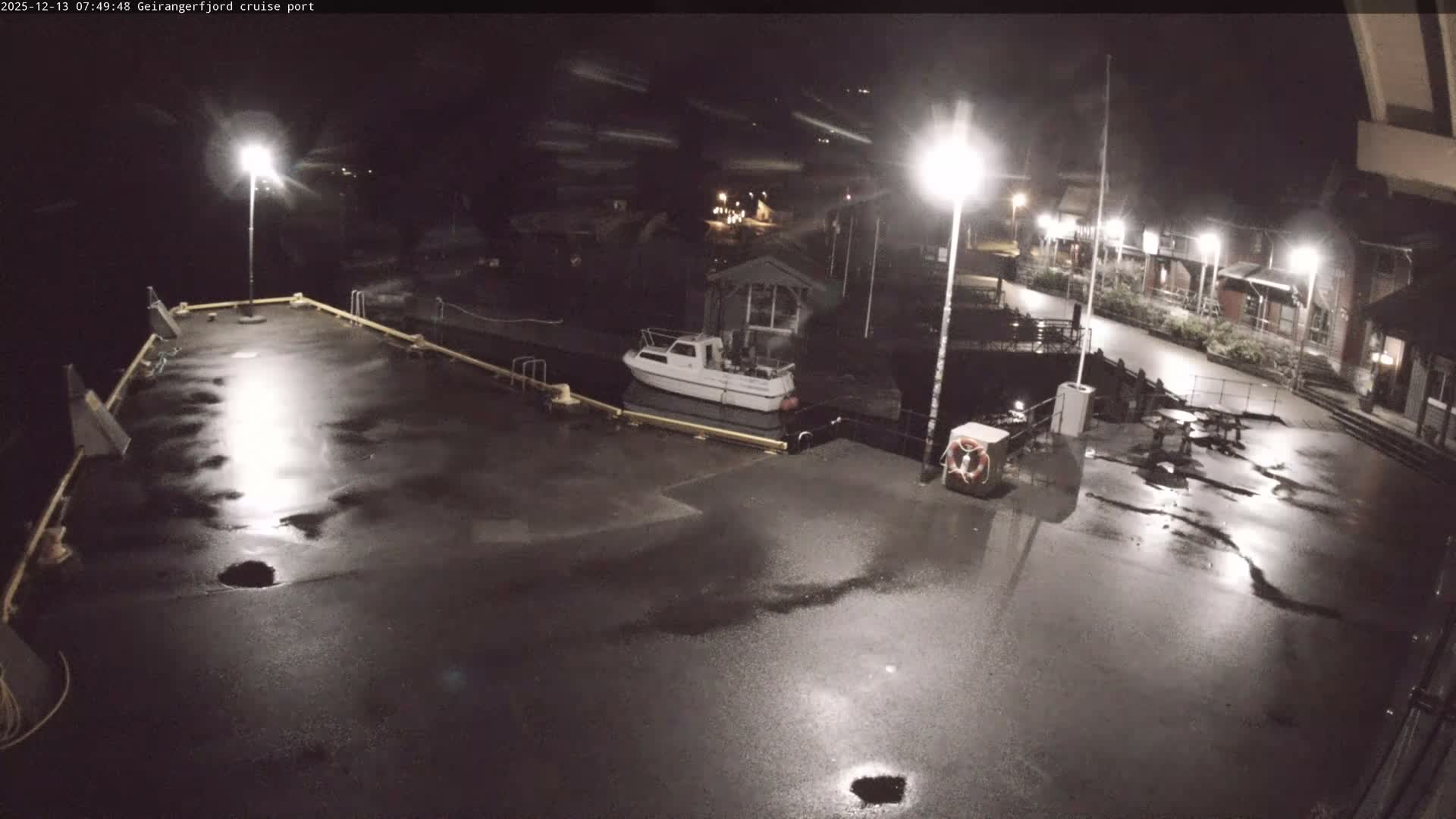 Geiranger Fjord & Cruise Terminal Live Cam -  Stranda, Sunmore, More og Romsdal, Western Norway, Norway