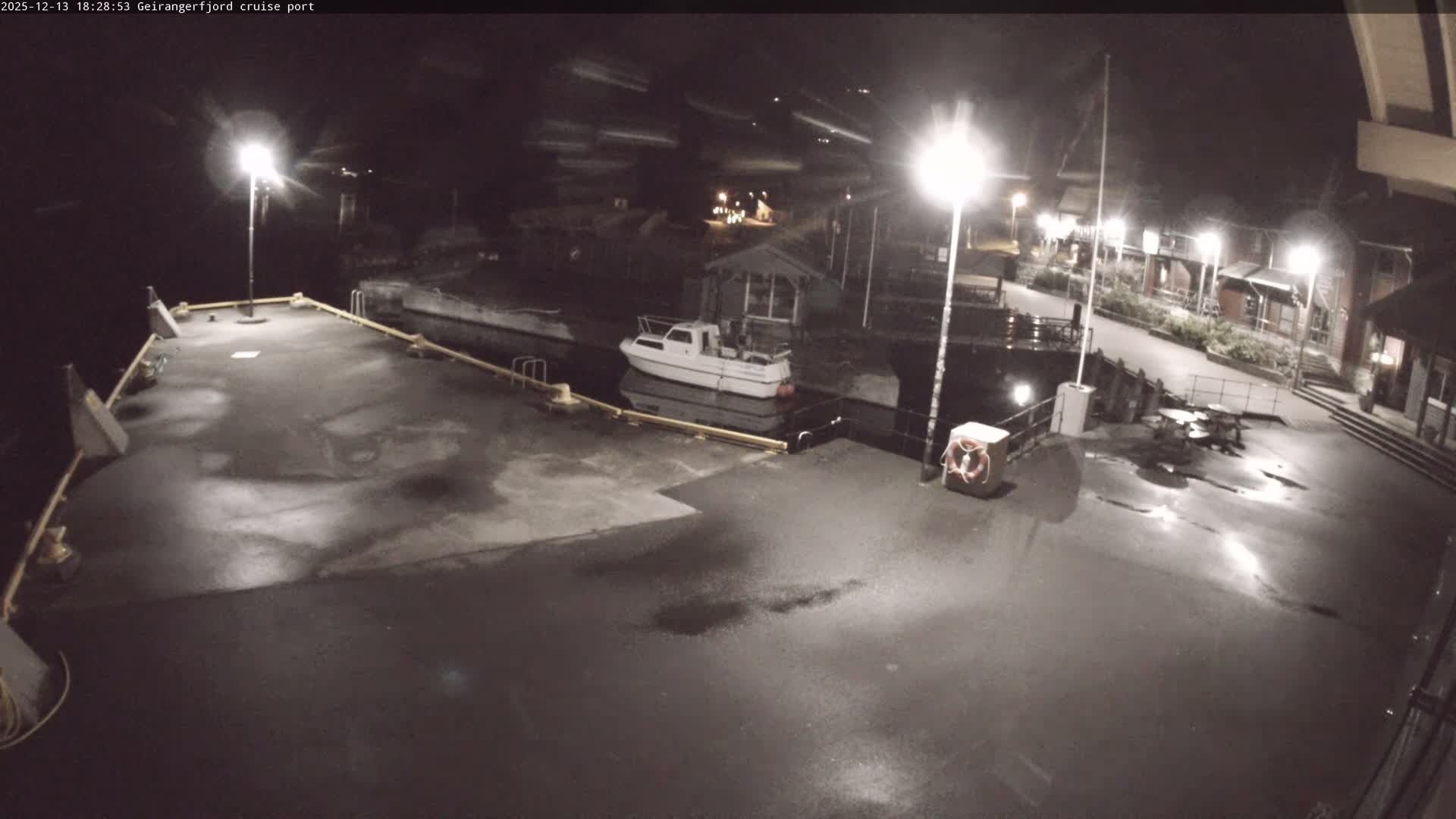 Geiranger Fjord & Cruise Terminal Live Cam -  Stranda, Sunmore, More og Romsdal, Western Norway, Norway