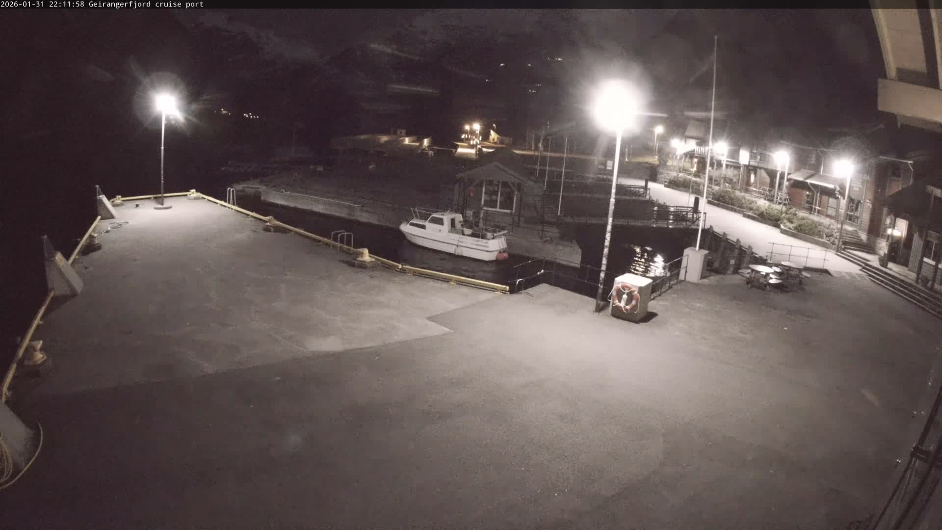 Geiranger Fjord & Cruise Terminal Live Cam -  Stranda, Sunmore, More og Romsdal, Western Norway, Norway