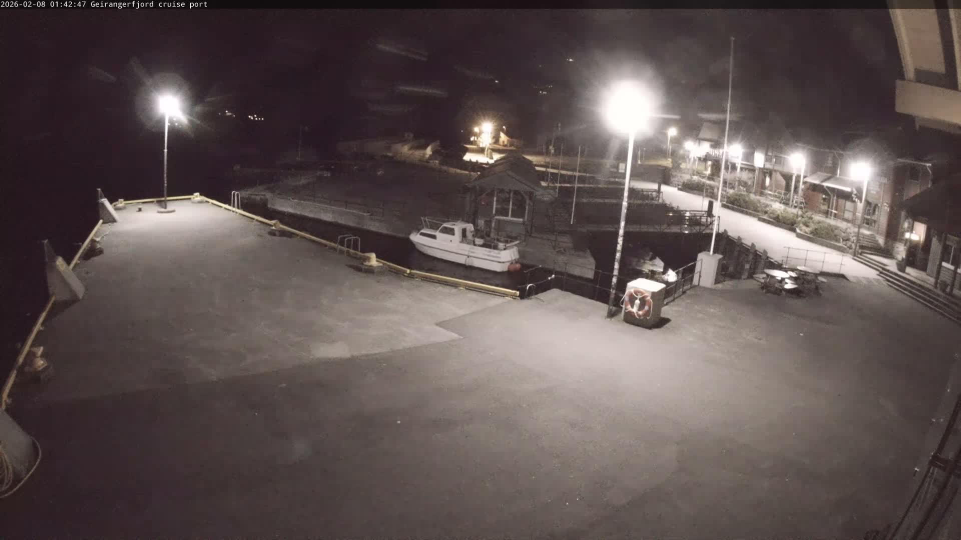 Geiranger Fjord & Cruise Terminal Live Cam -  Stranda, Sunmore, More og Romsdal, Western Norway, Norway