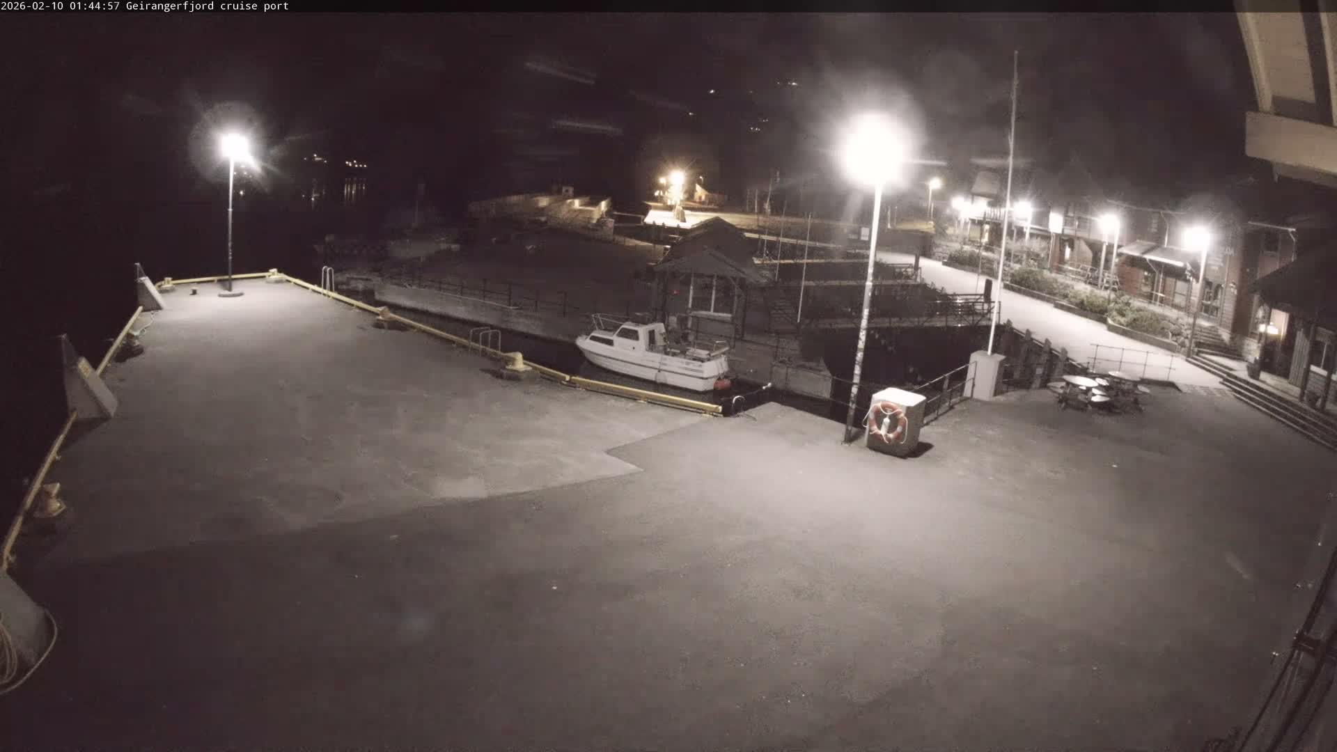 Geiranger Fjord & Cruise Terminal Live Cam -  Stranda, Sunmore, More og Romsdal, Western Norway, Norway