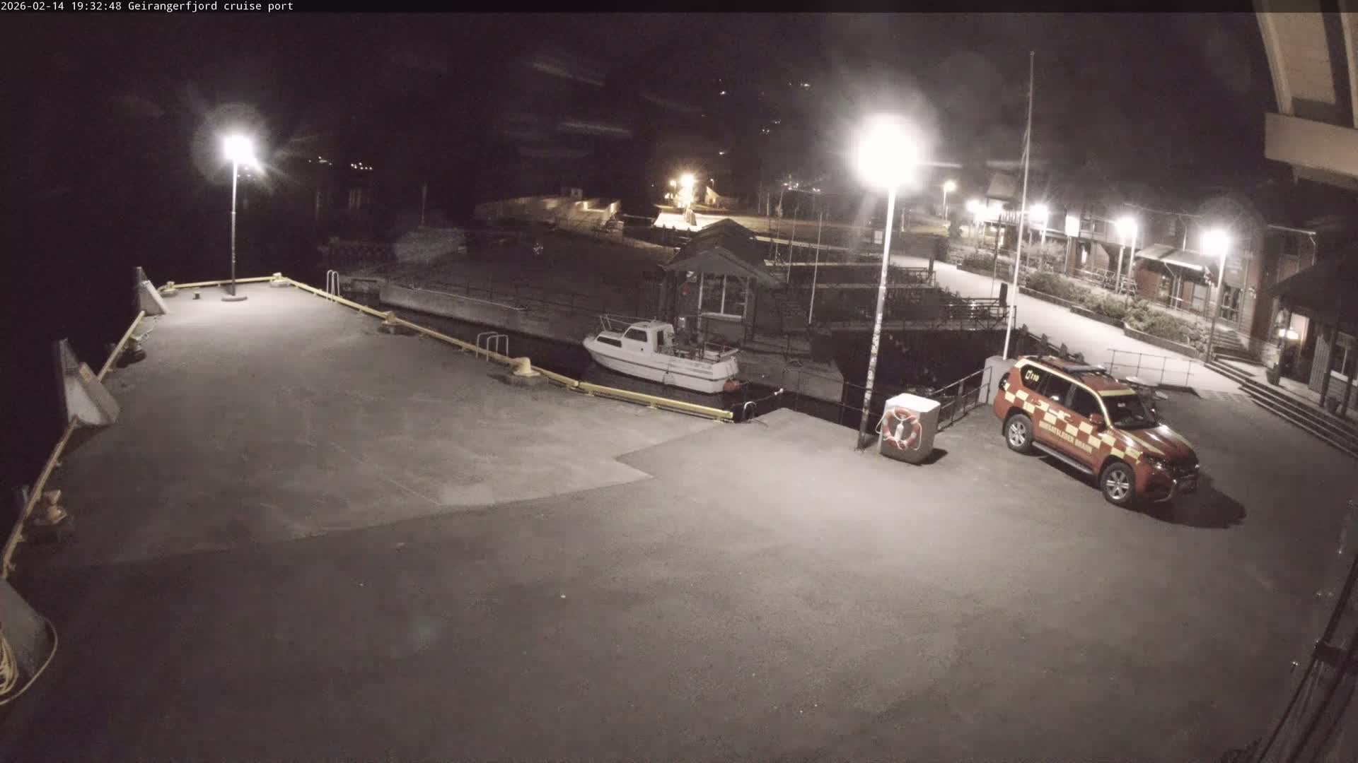 Geiranger Fjord & Cruise Terminal Live Cam -  Stranda, Sunmore, More og Romsdal, Western Norway, Norway