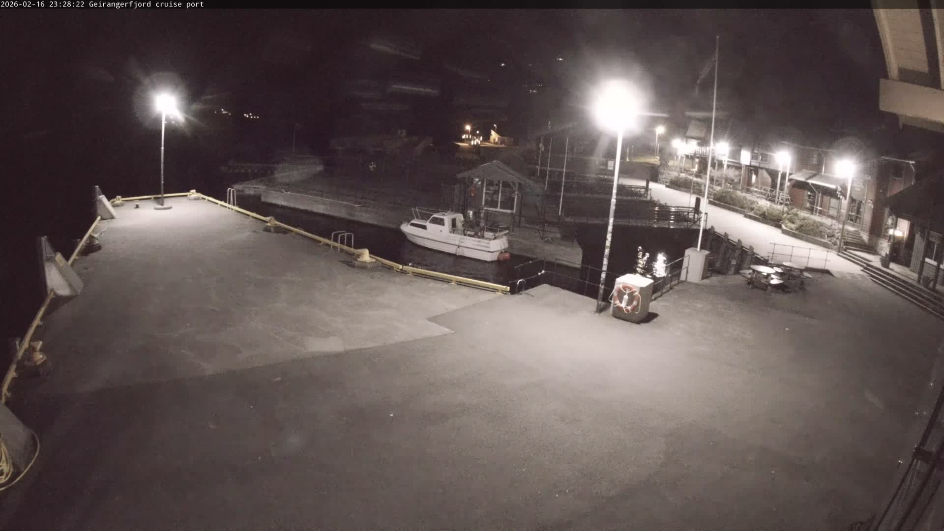 Geiranger Fjord & Cruise Terminal Live Cam -  Stranda, Sunmore, More og Romsdal, Western Norway, Norway