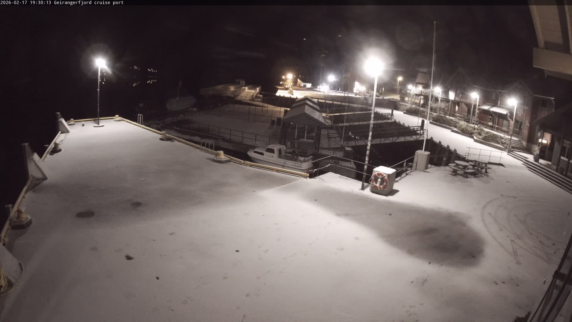 Geiranger Fjord & Cruise Terminal Live Cam -  Stranda, Sunmore, More og Romsdal, Western Norway, Norway