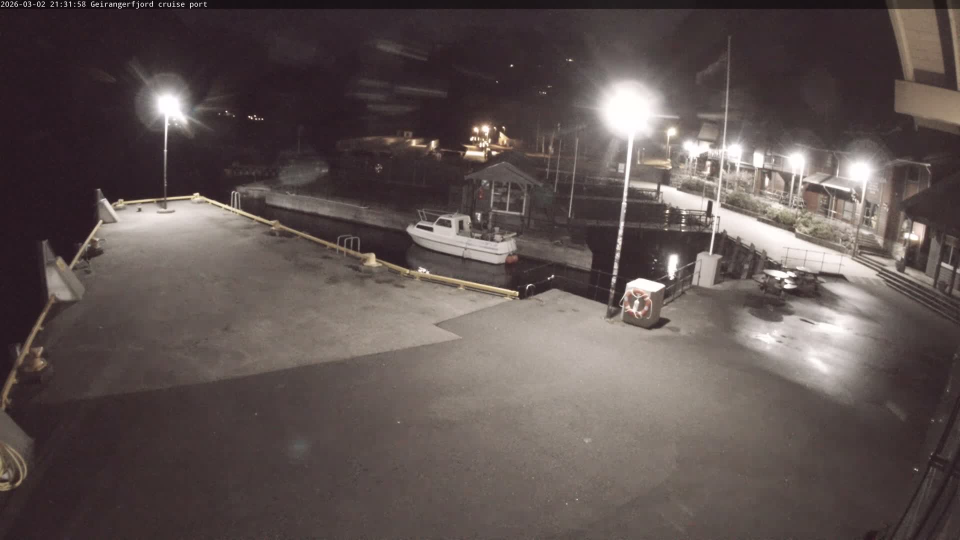 Geiranger Fjord & Cruise Terminal Live Cam -  Stranda, Sunmore, More og Romsdal, Western Norway, Norway