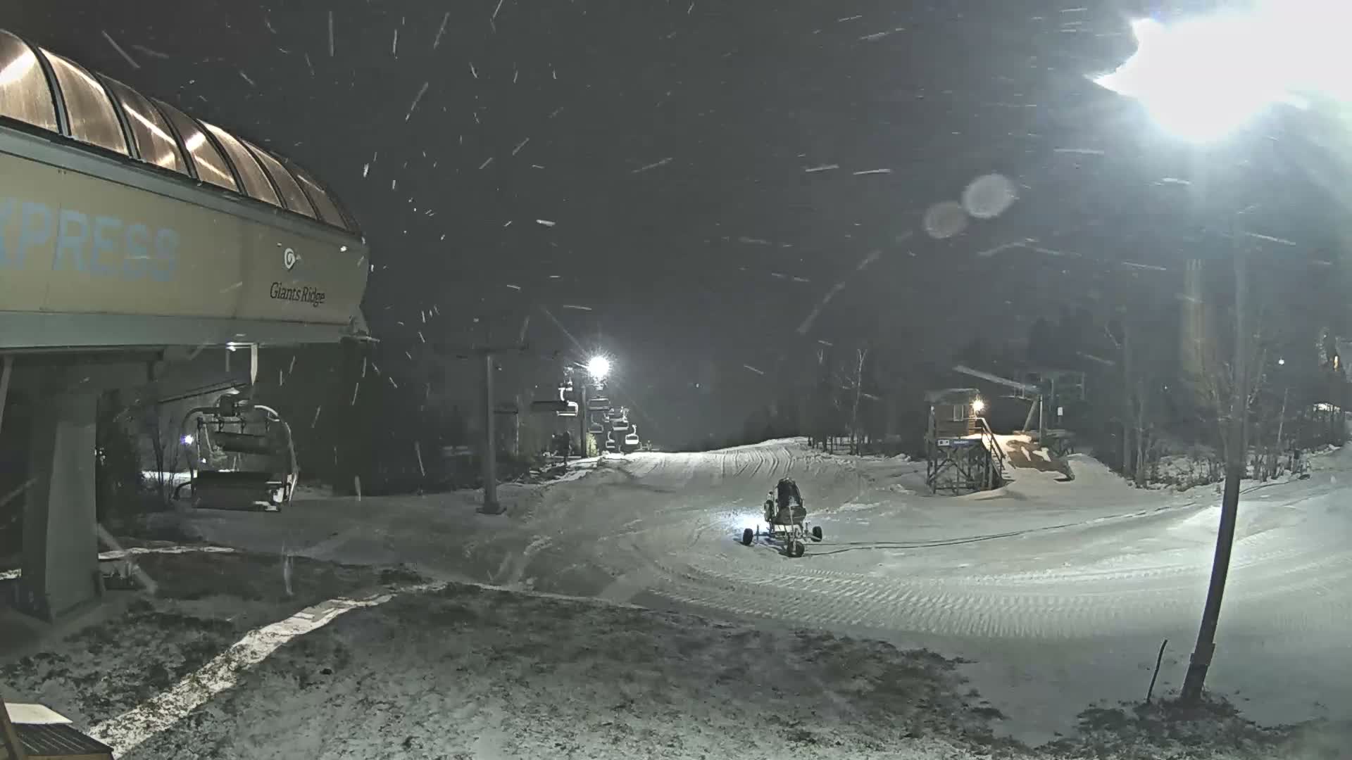 Sabin Lake & Wynee Lake View  from Giants Ridge Cable Car Live Cam - Biwabik, Saint Louis,Minnesota, USA