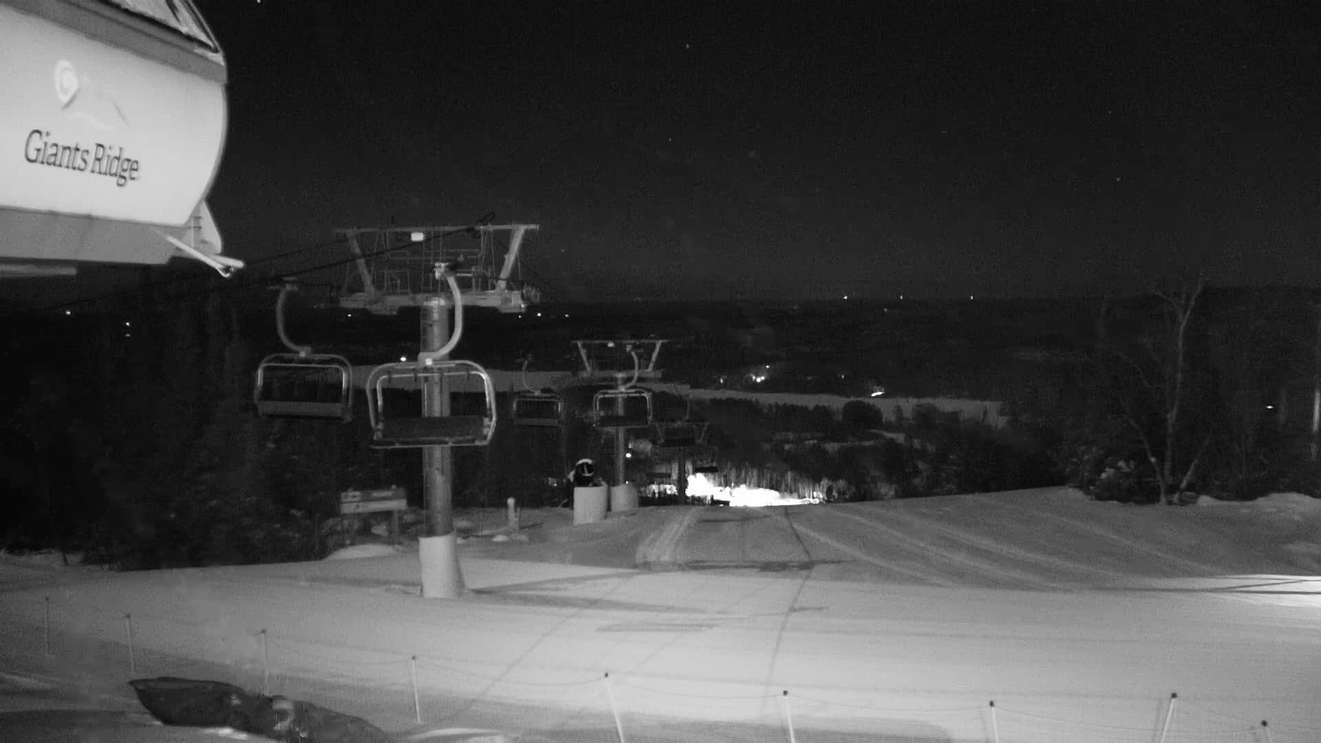 Sabin Lake & Wynee Lake View  from Giants Ridge Cable Car Live Cam - Biwabik, Saint Louis,Minnesota, USA