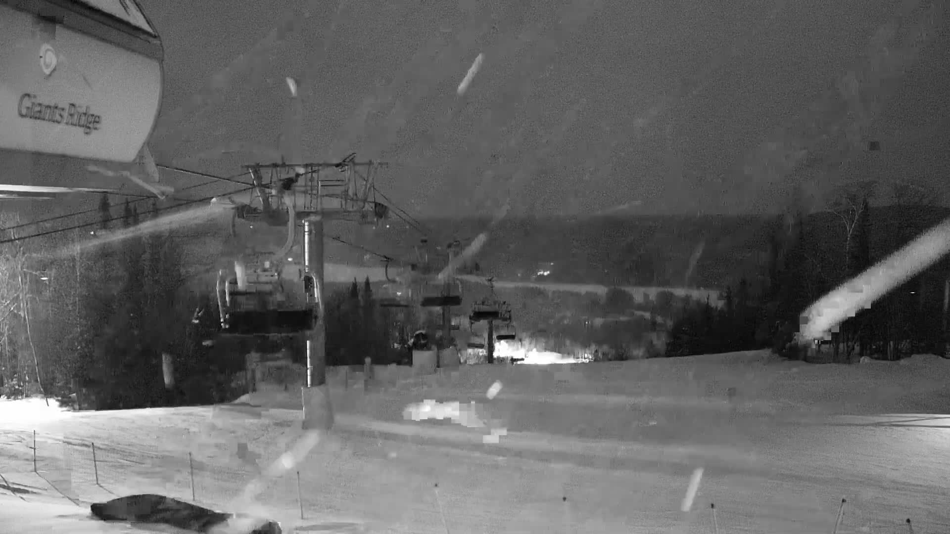 Sabin Lake & Wynee Lake View  from Giants Ridge Cable Car Live Cam - Biwabik, Saint Louis,Minnesota, USA