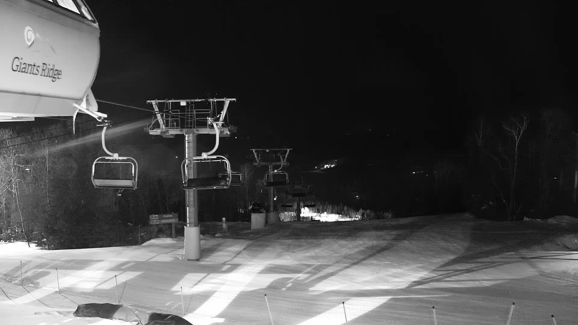 Sabin Lake & Wynee Lake View  from Giants Ridge Cable Car Live Cam - Biwabik, Saint Louis,Minnesota, USA
