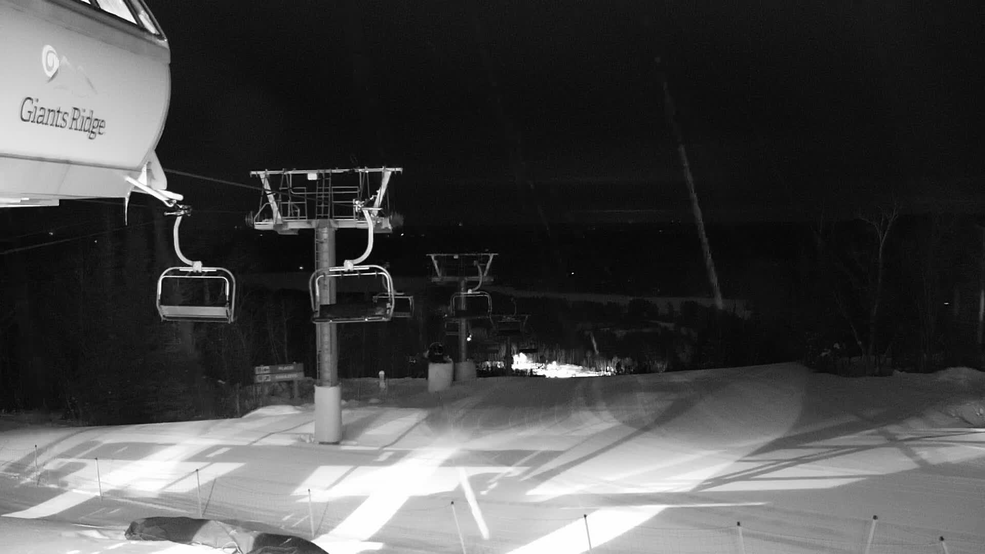 Sabin Lake & Wynee Lake View  from Giants Ridge Cable Car Live Cam - Biwabik, Saint Louis,Minnesota, USA