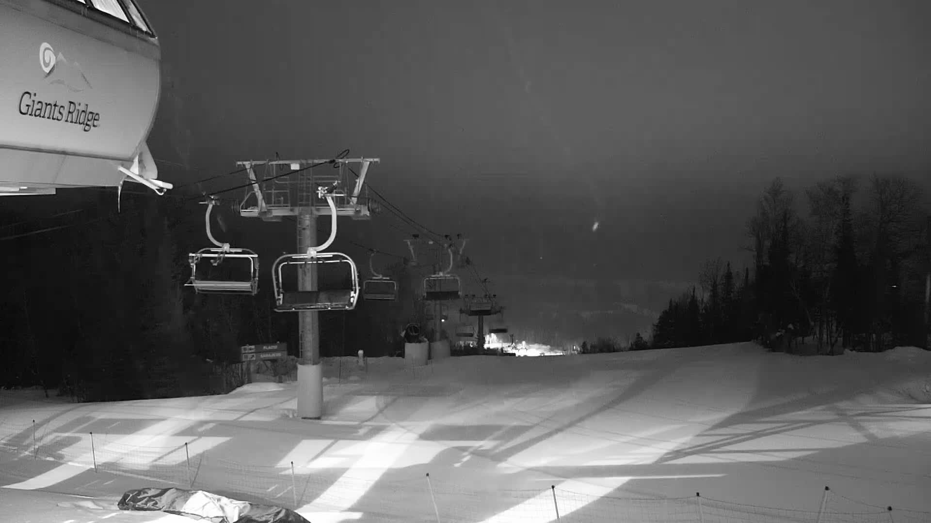Sabin Lake & Wynee Lake View  from Giants Ridge Cable Car Live Cam - Biwabik, Saint Louis,Minnesota, USA