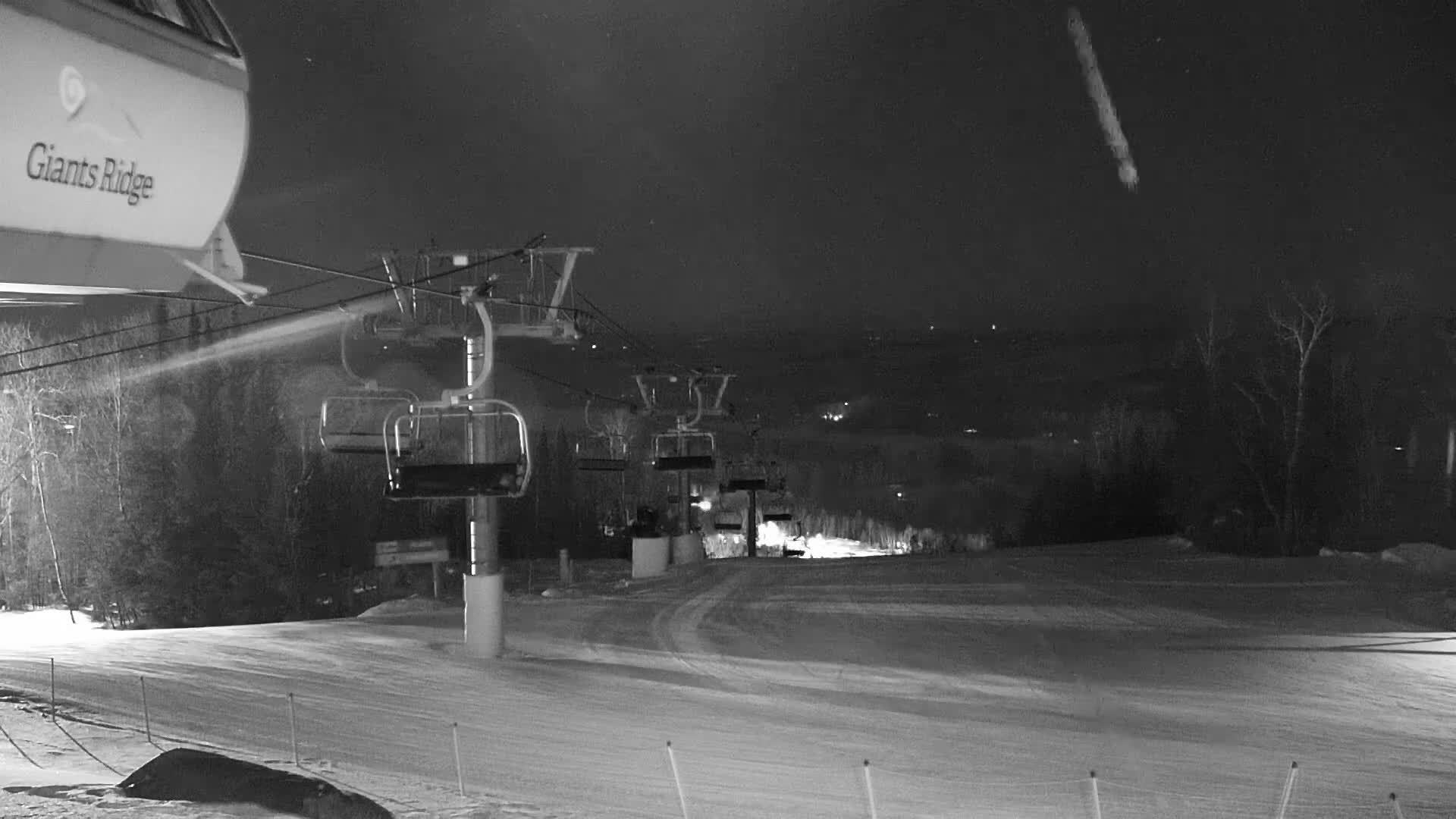Sabin Lake & Wynee Lake View  from Giants Ridge Cable Car Live Cam - Biwabik, Saint Louis,Minnesota, USA