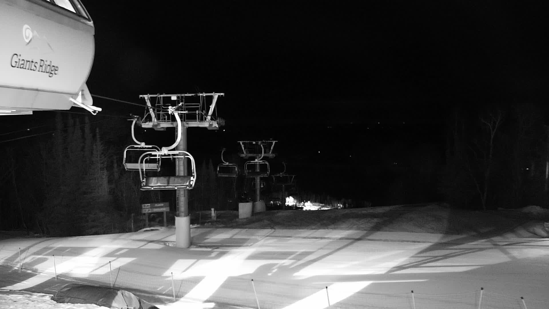 Sabin Lake & Wynee Lake View  from Giants Ridge Cable Car Live Cam - Biwabik, Saint Louis,Minnesota, USA