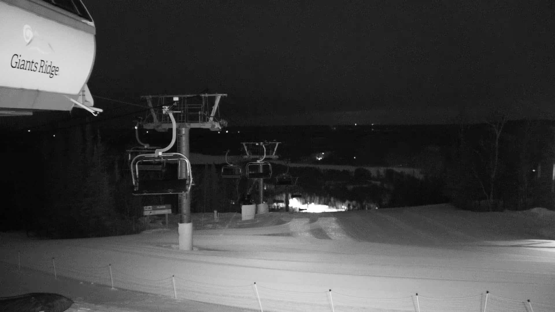 Sabin Lake & Wynee Lake View  from Giants Ridge Cable Car Live Cam - Biwabik, Saint Louis,Minnesota, USA