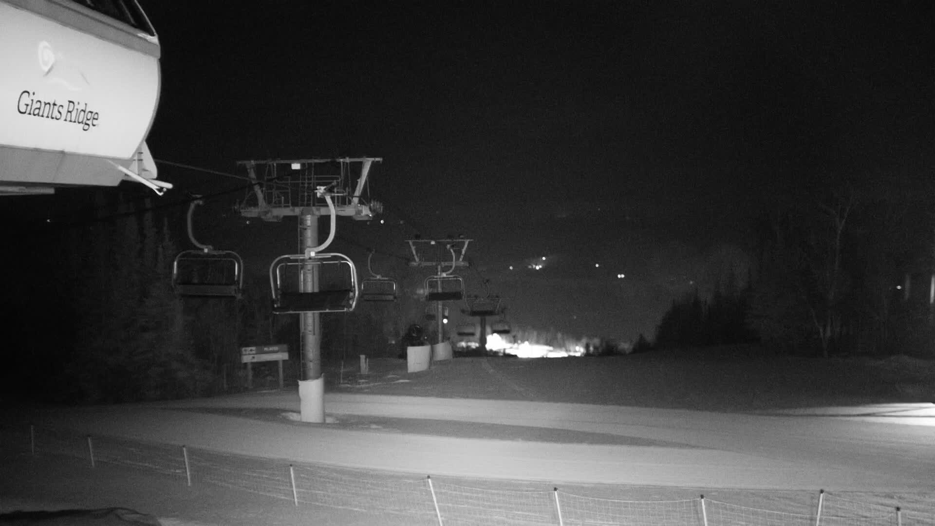 Sabin Lake & Wynee Lake View  from Giants Ridge Cable Car Live Cam - Biwabik, Saint Louis,Minnesota, USA