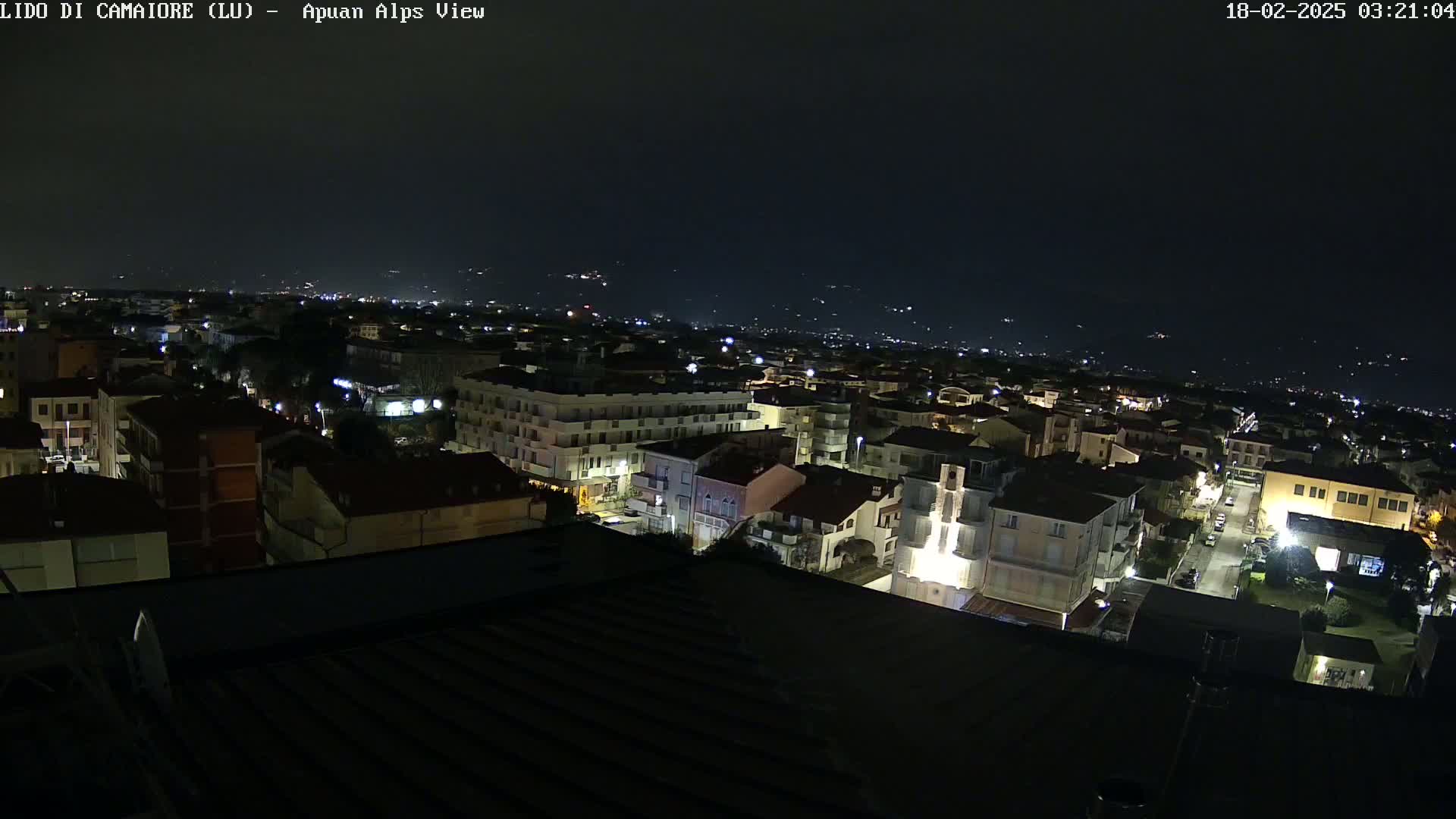 Apuan Alps Live Cam from Lido di Camaiore - Lucca, Italy