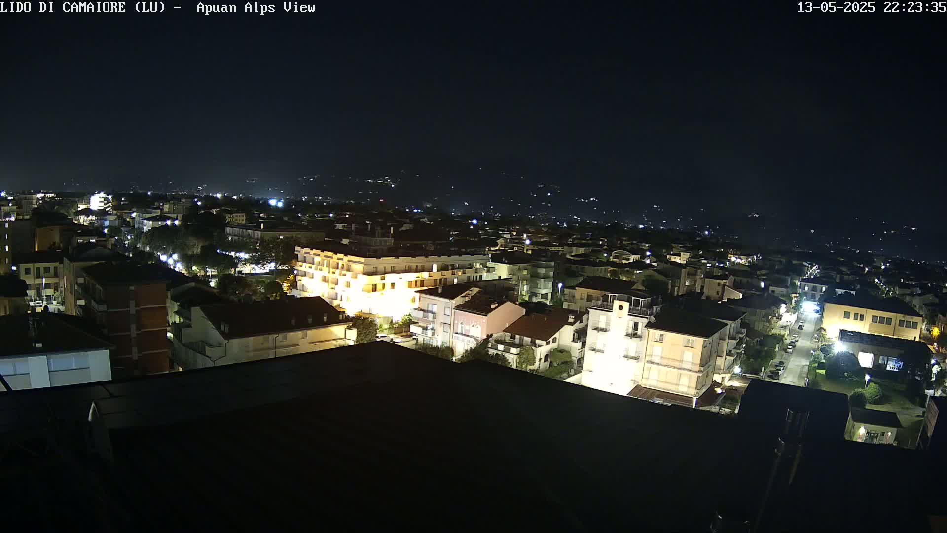 Apuan Alps Live Cam from Lido di Camaiore - Lucca, Italy