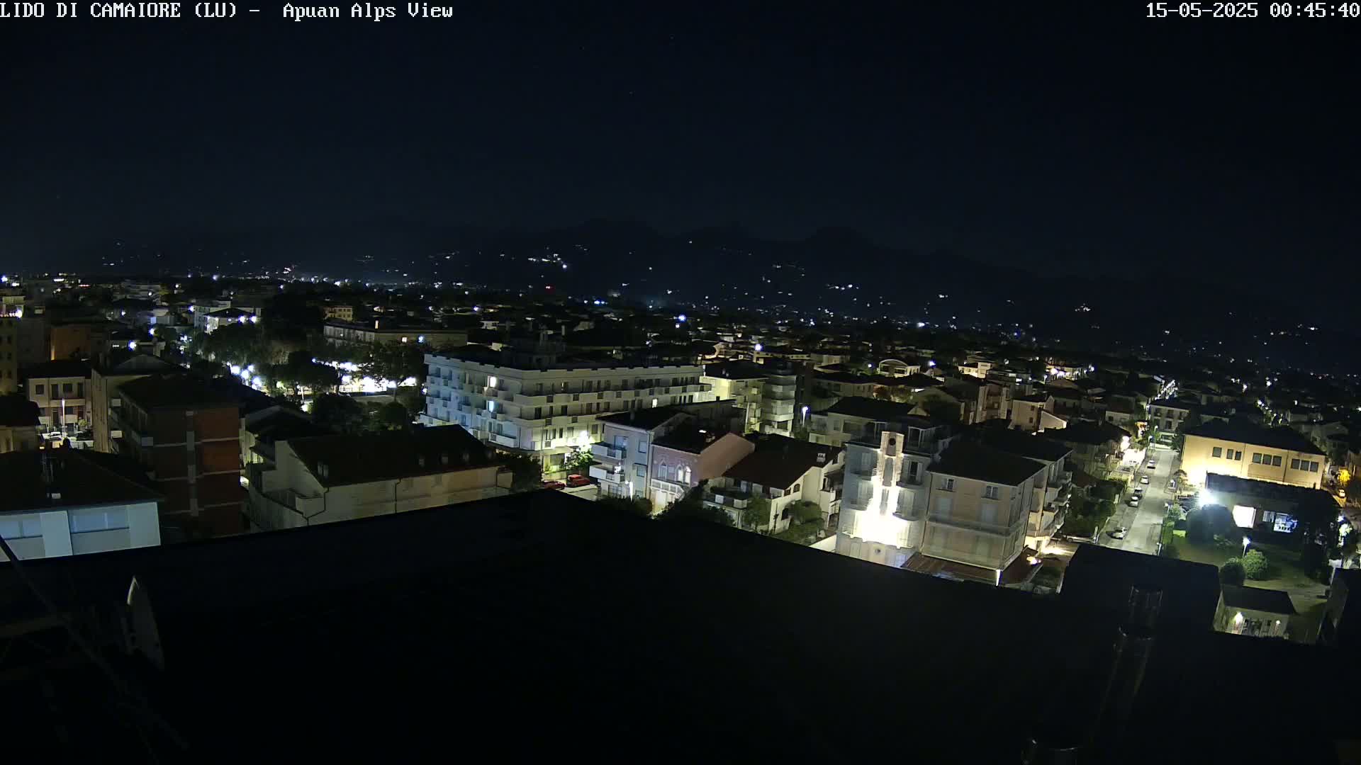 Apuan Alps Live Cam from Lido di Camaiore - Lucca, Italy