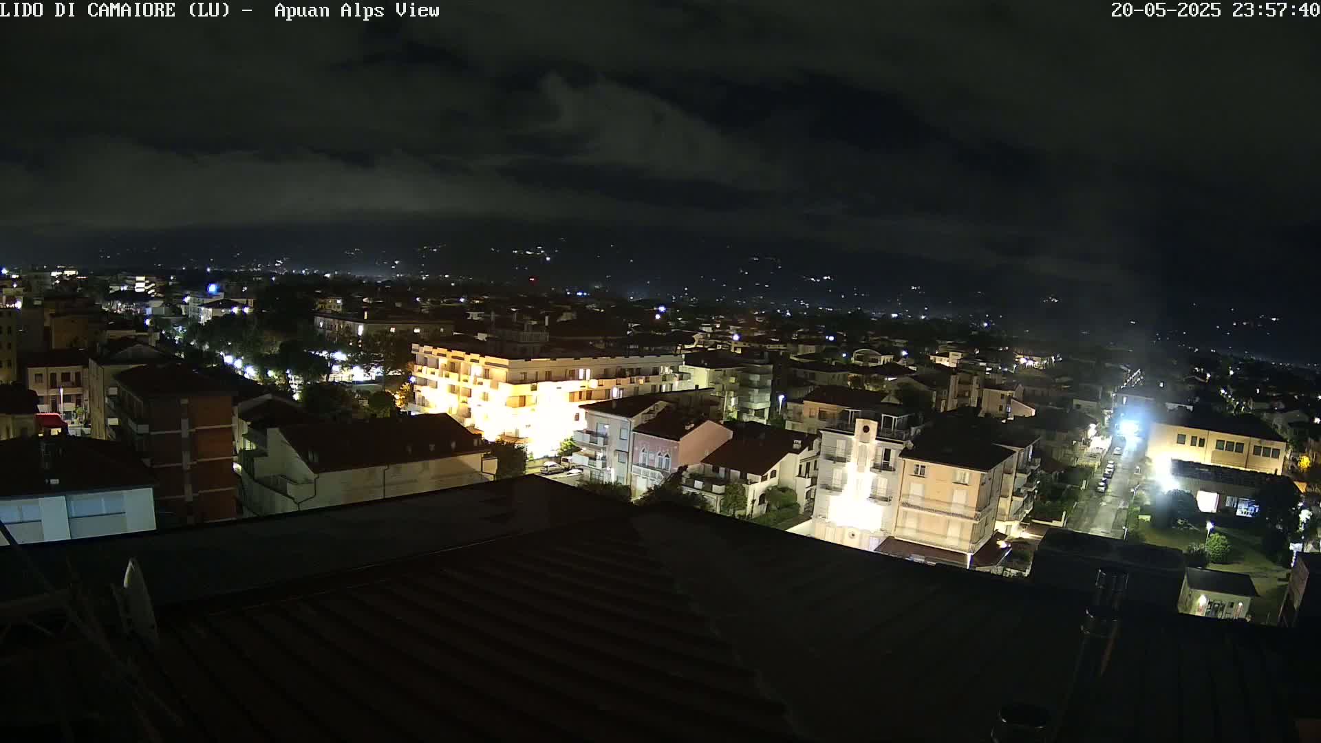 Apuan Alps Live Cam from Lido di Camaiore - Lucca, Italy