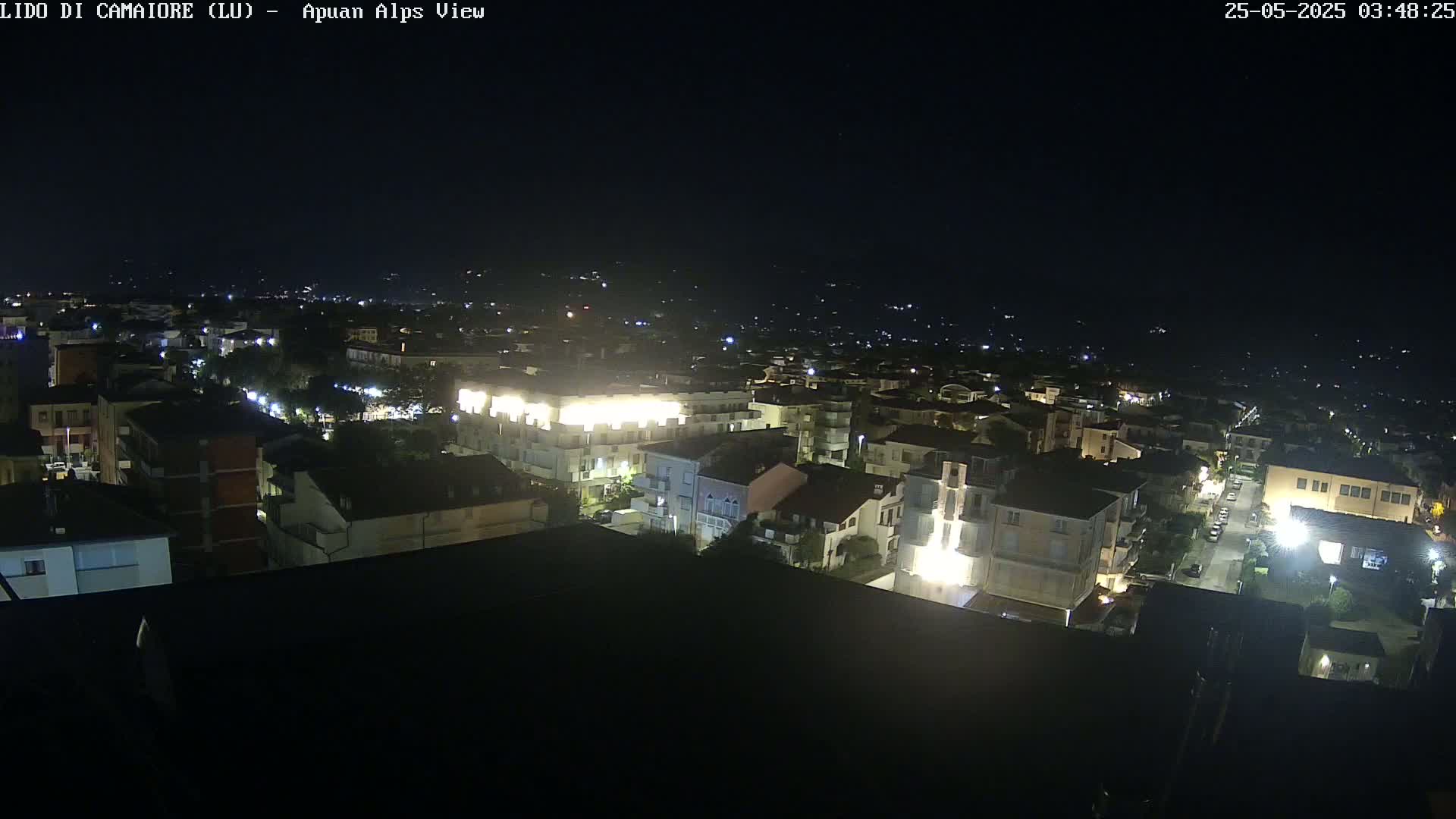 Apuan Alps Live Cam from Lido di Camaiore - Lucca, Italy