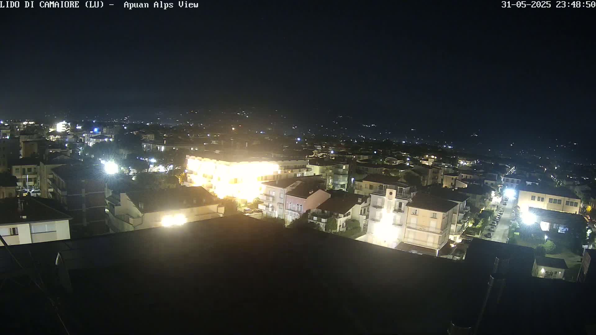 Apuan Alps Live Cam from Lido di Camaiore - Lucca, Italy