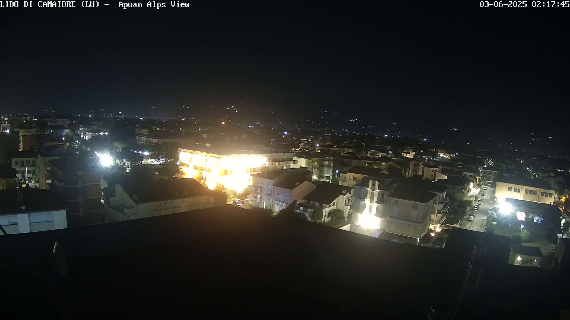Apuan Alps Live Cam from Lido di Camaiore - Lucca, Italy