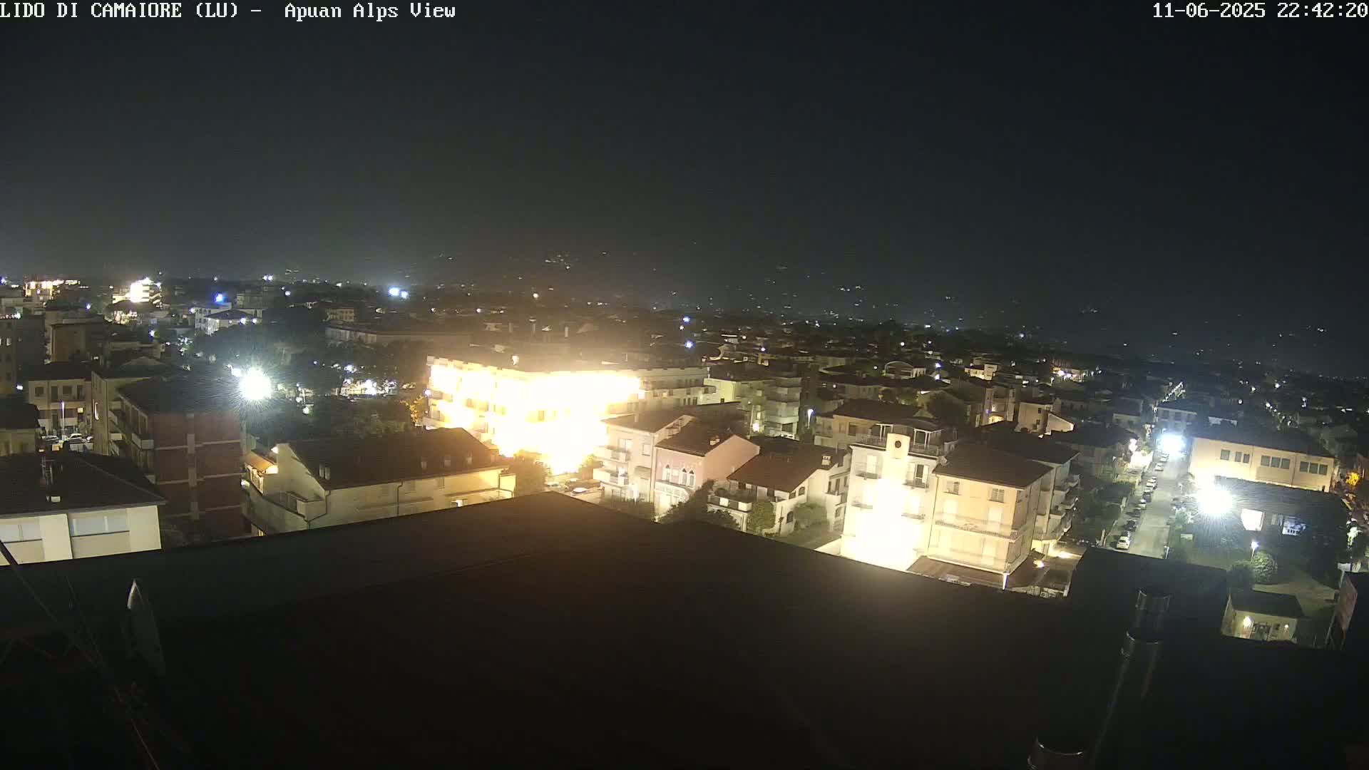 Apuan Alps Live Cam from Lido di Camaiore - Lucca, Italy