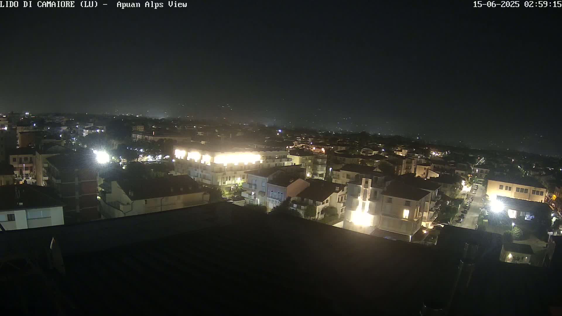 Apuan Alps Live Cam from Lido di Camaiore - Lucca, Italy