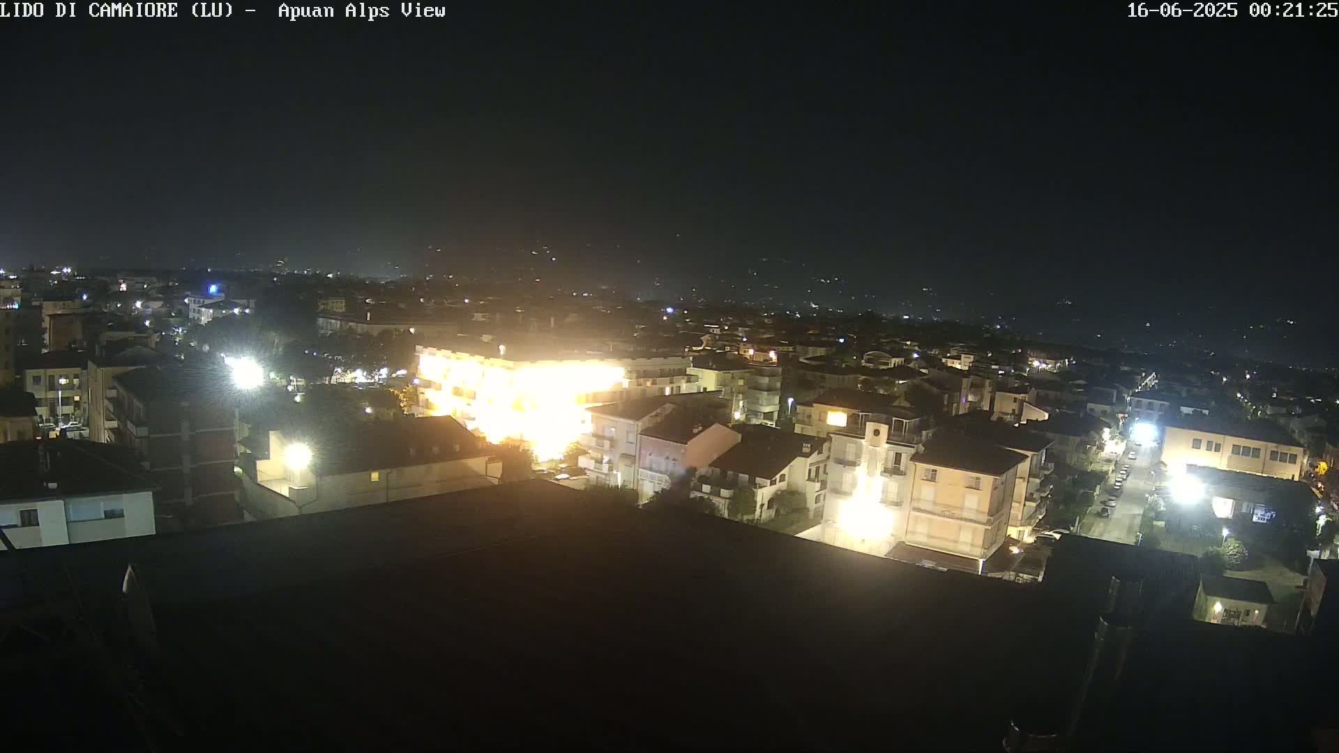 Apuan Alps Live Cam from Lido di Camaiore - Lucca, Italy