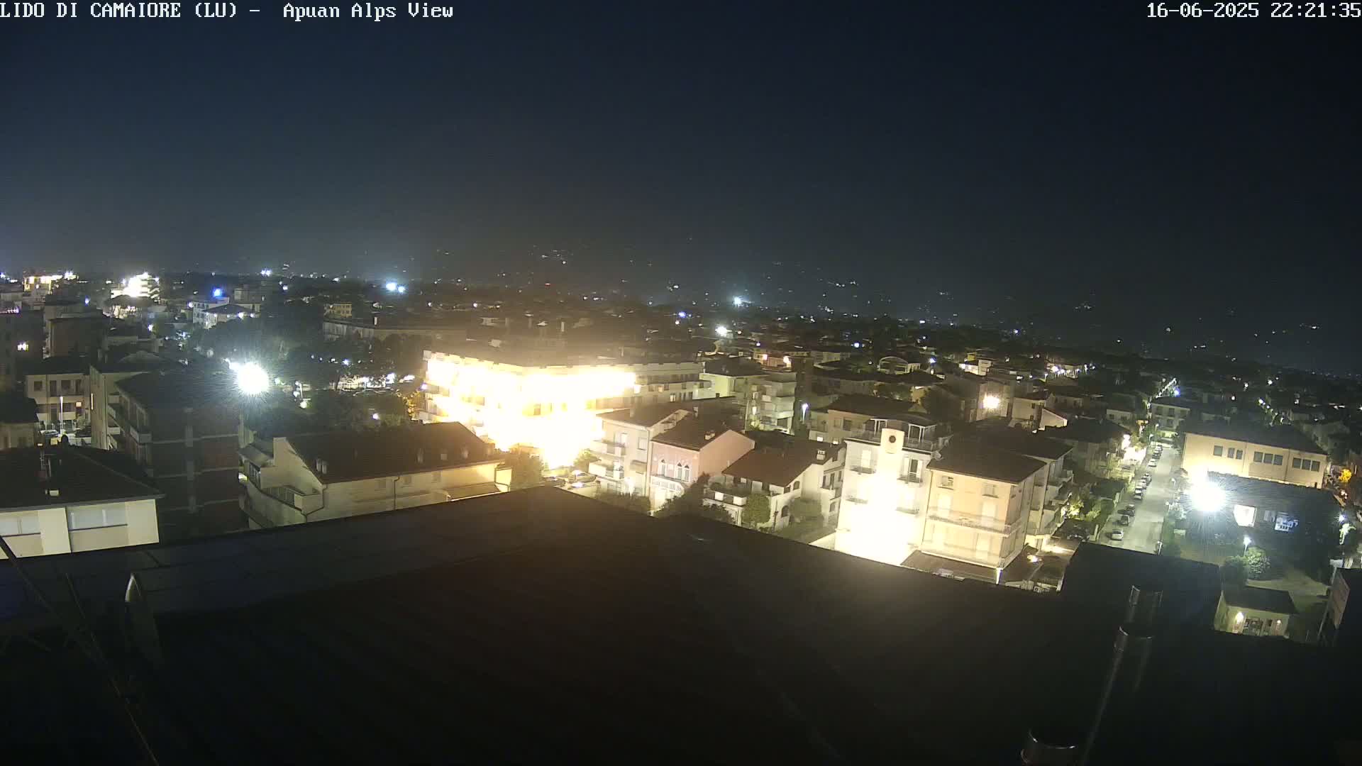 Apuan Alps Live Cam from Lido di Camaiore - Lucca, Italy