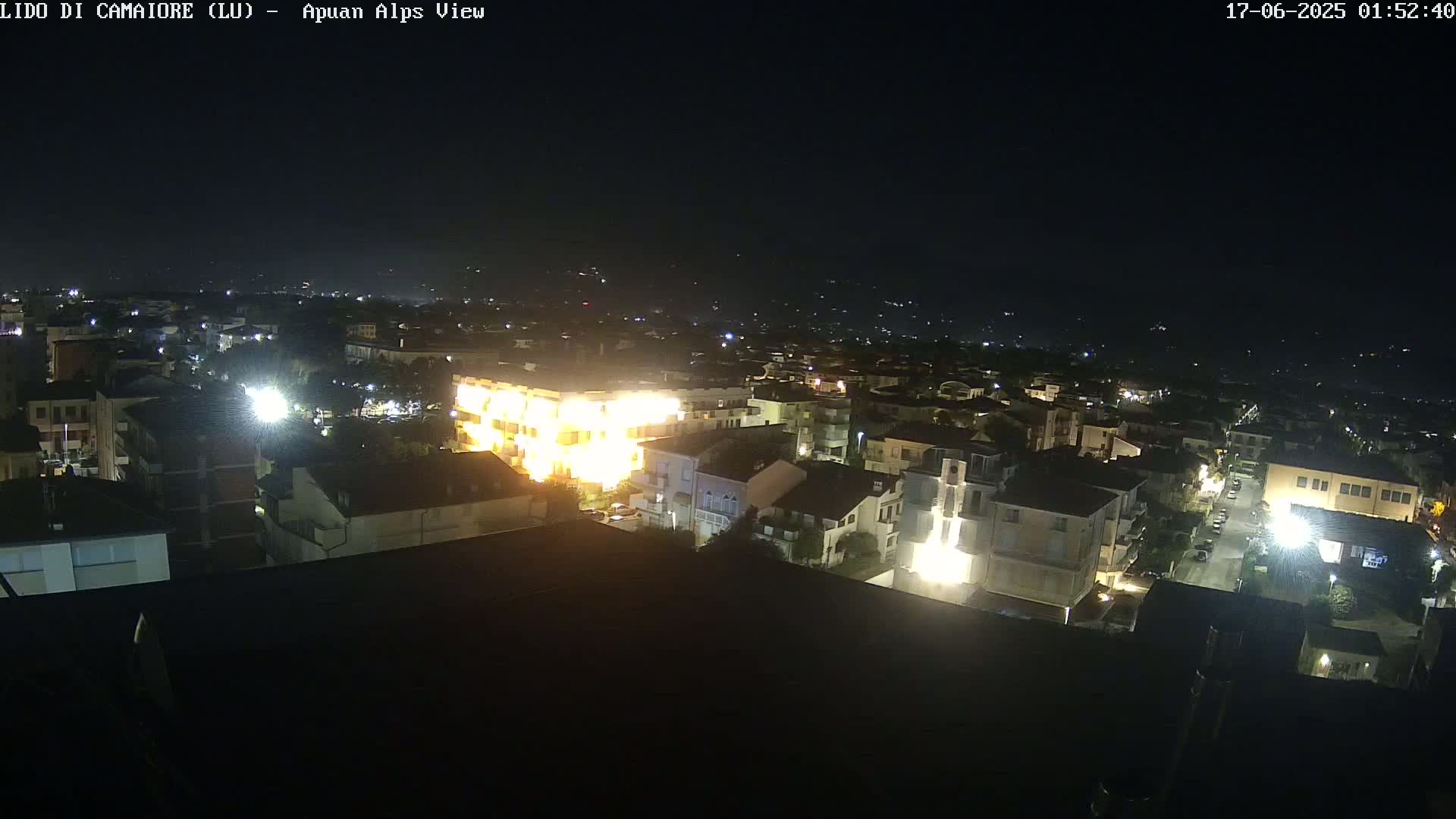Apuan Alps Live Cam from Lido di Camaiore - Lucca, Italy