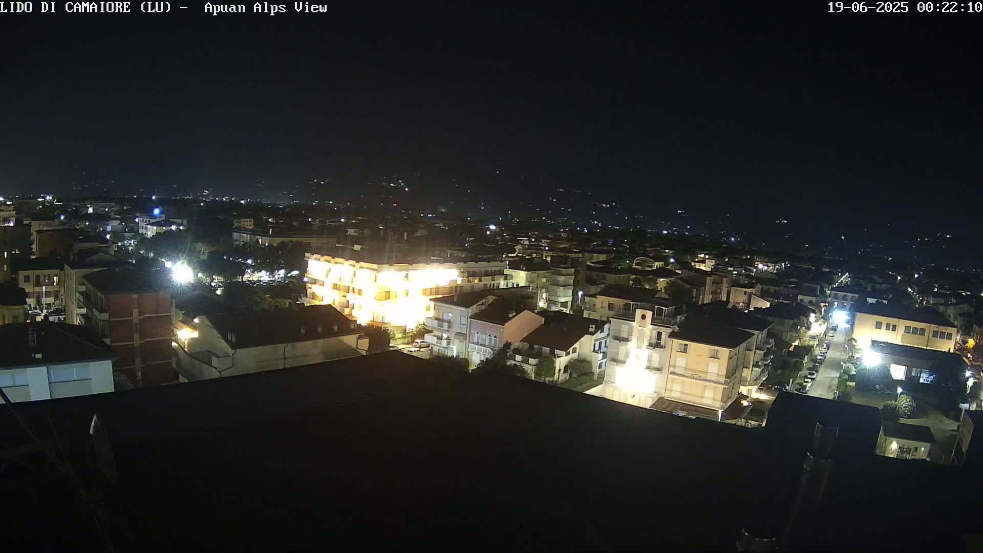 Apuan Alps Live Cam from Lido di Camaiore - Lucca, Italy