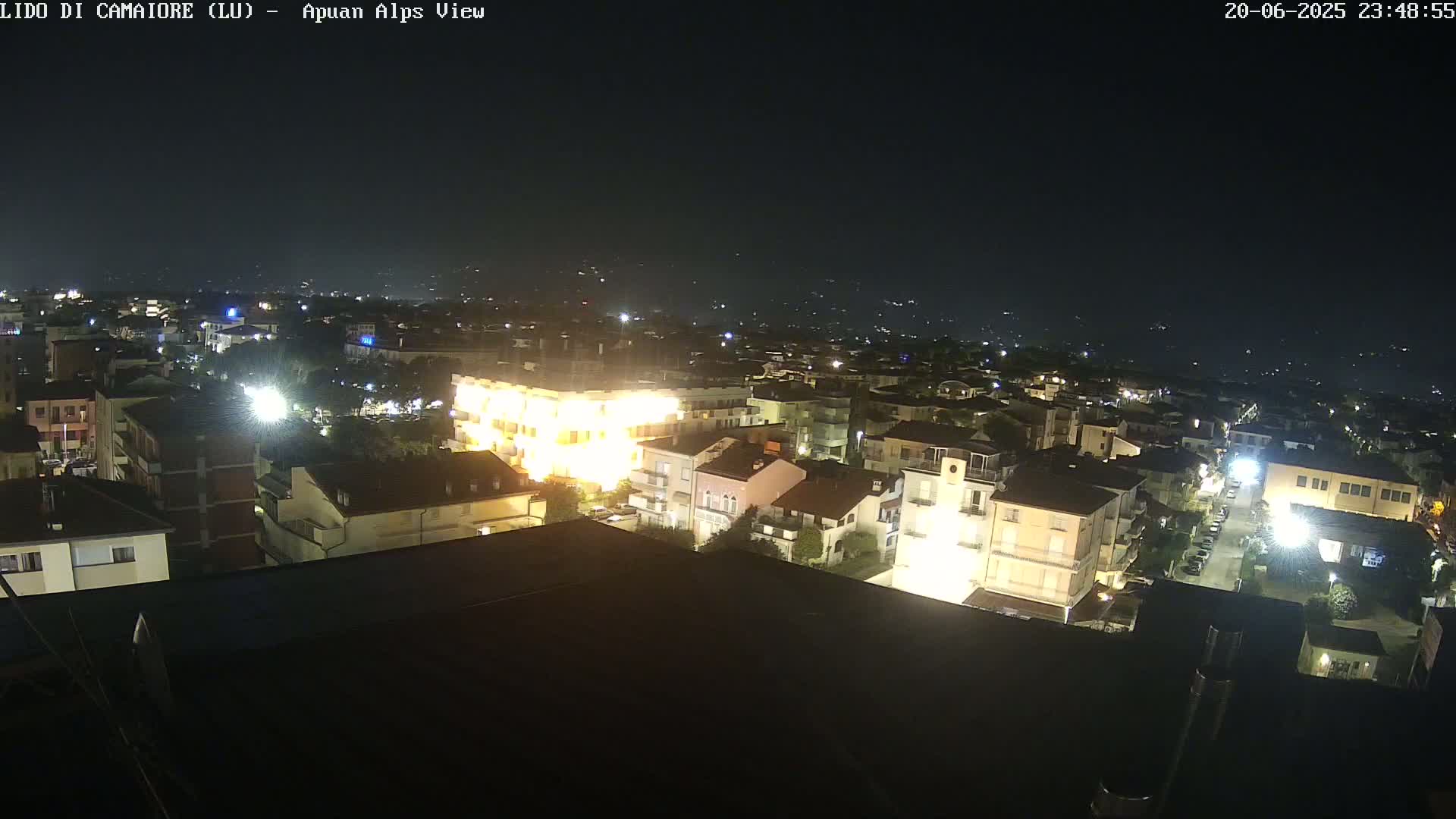 Apuan Alps Live Cam from Lido di Camaiore - Lucca, Italy