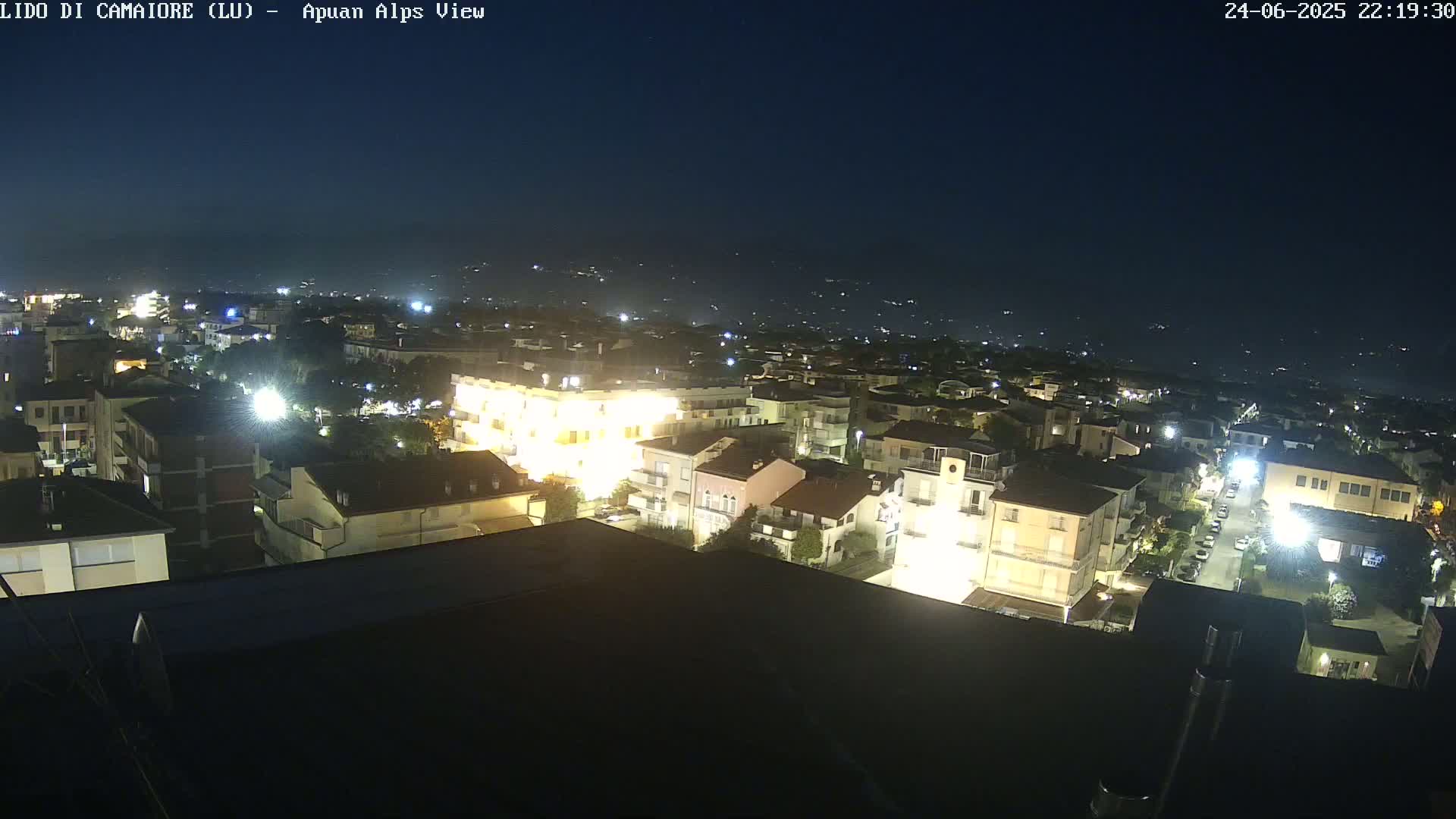 Apuan Alps Live Cam from Lido di Camaiore - Lucca, Italy
