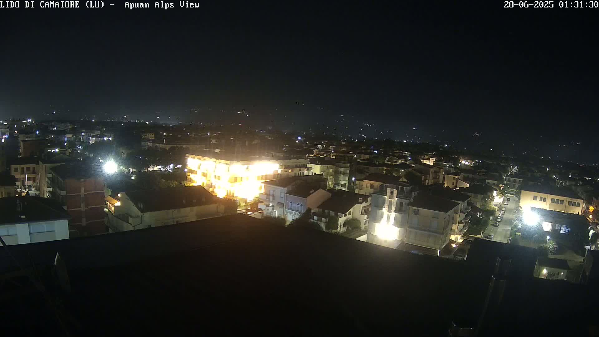 Apuan Alps Live Cam from Lido di Camaiore - Lucca, Italy
