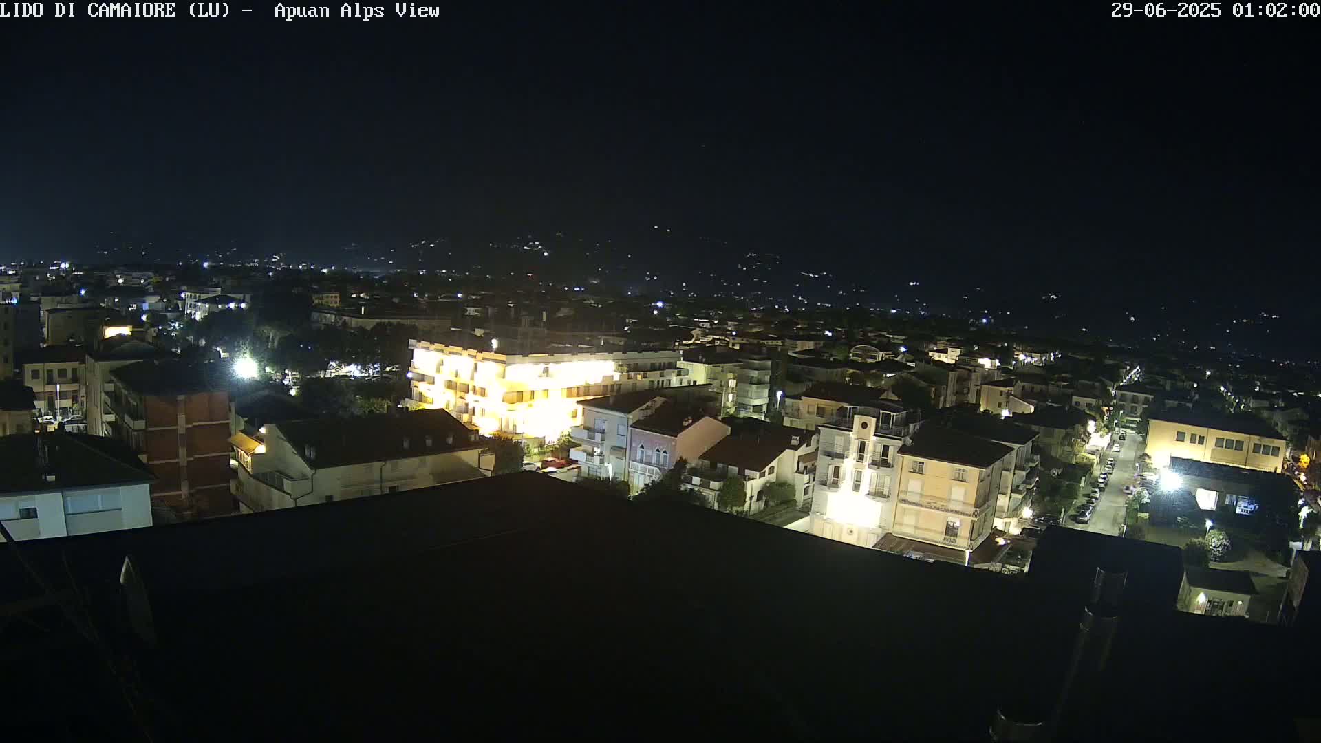 Apuan Alps Live Cam from Lido di Camaiore - Lucca, Italy