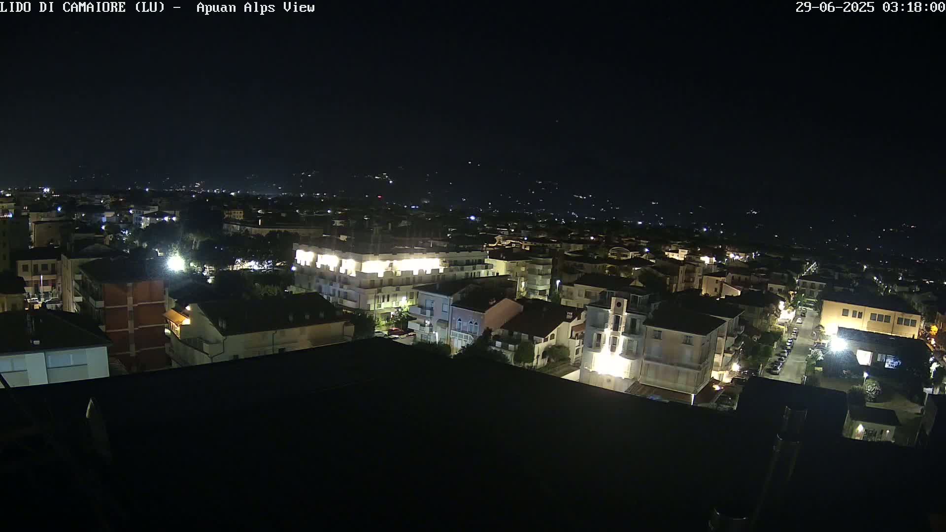 Apuan Alps Live Cam from Lido di Camaiore - Lucca, Italy