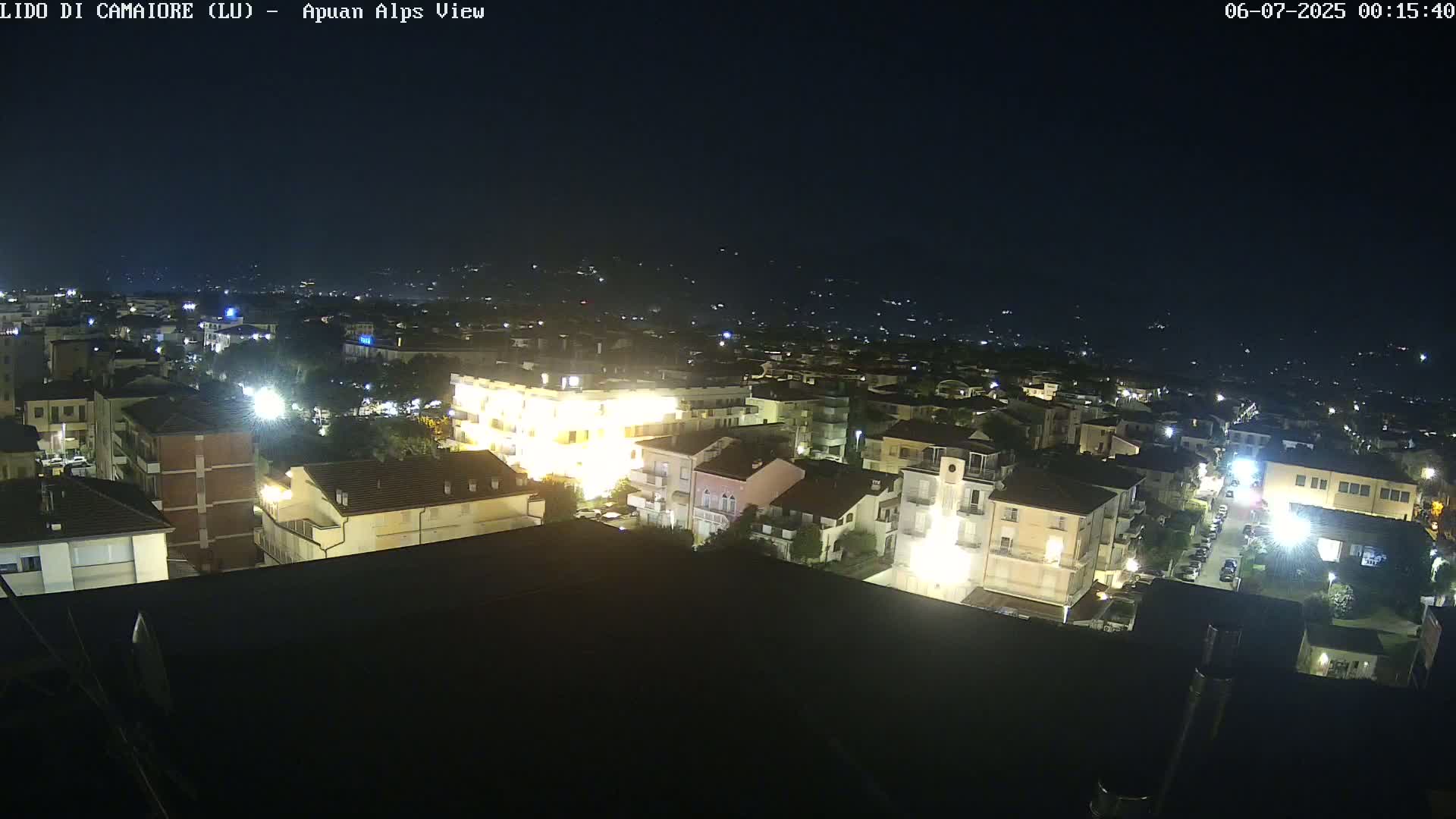 Apuan Alps Live Cam from Lido di Camaiore - Lucca, Italy