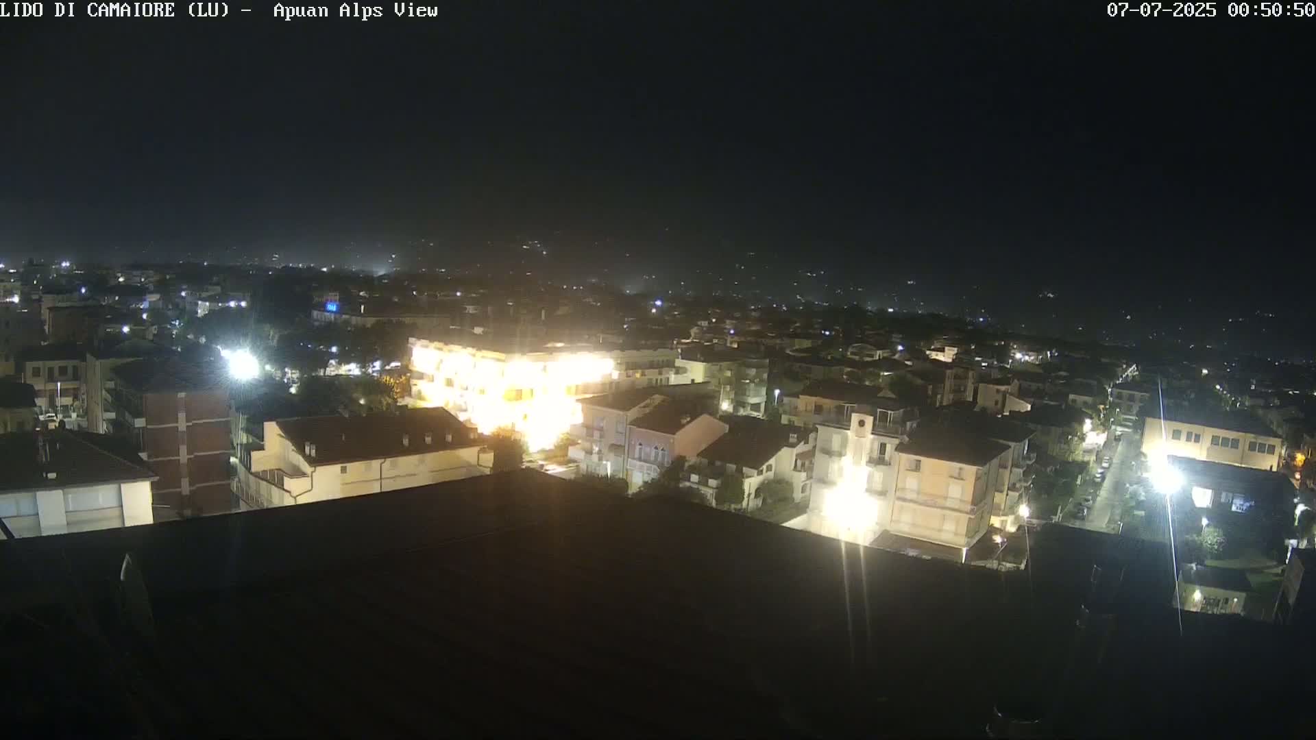 Apuan Alps Live Cam from Lido di Camaiore - Lucca, Italy