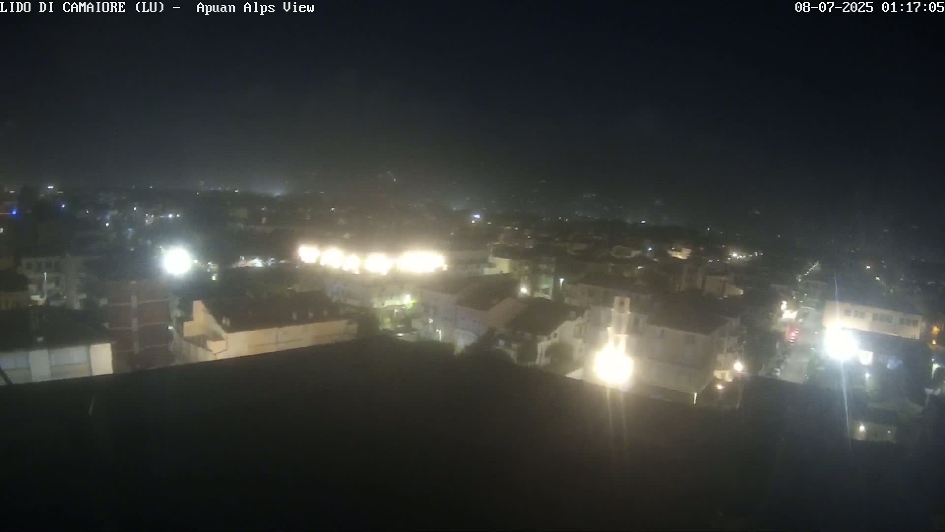 Apuan Alps Live Cam from Lido di Camaiore - Lucca, Italy