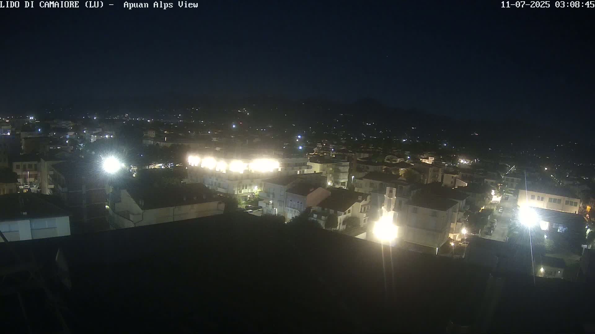 Apuan Alps Live Cam from Lido di Camaiore - Lucca, Italy