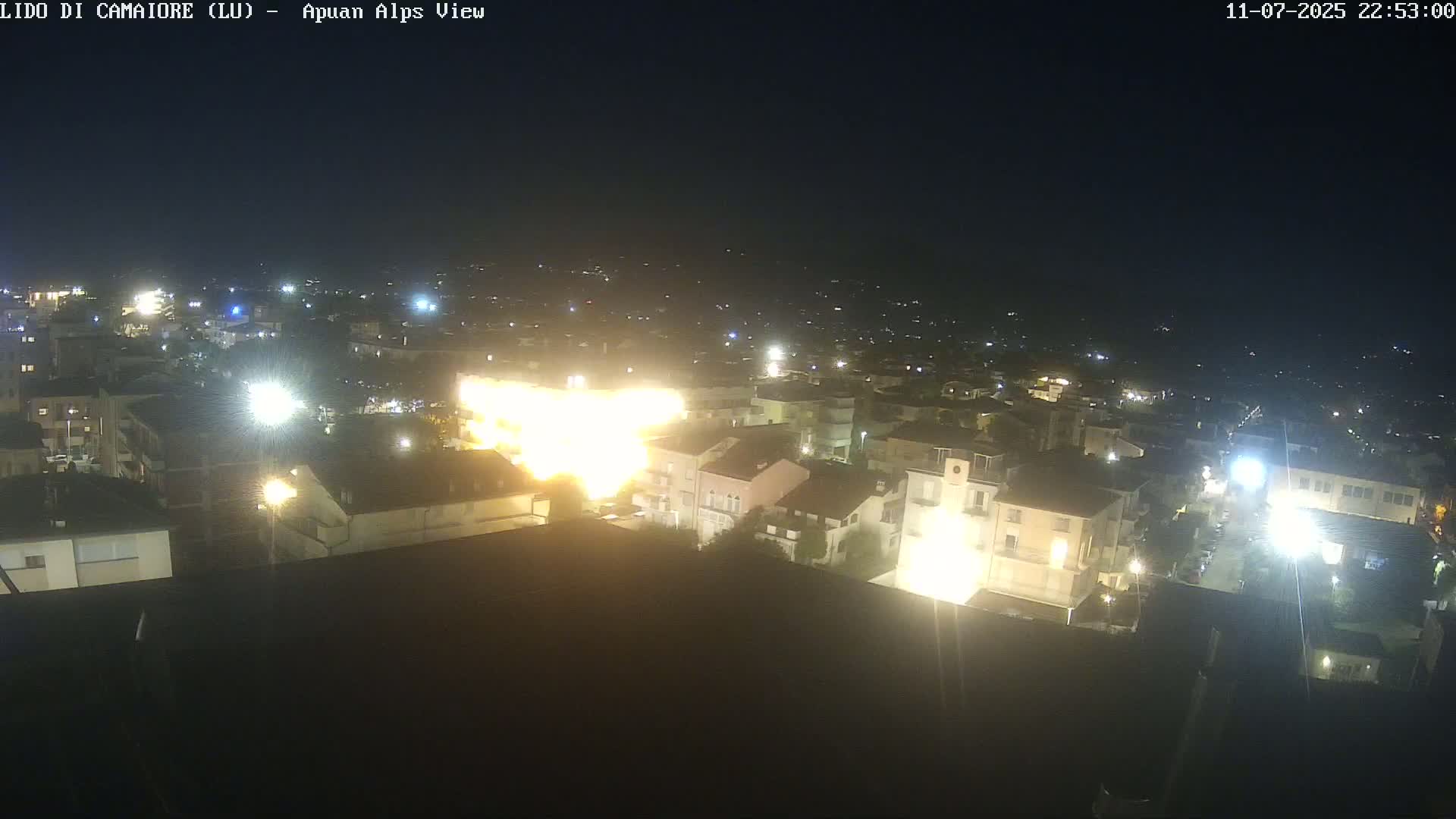 Apuan Alps Live Cam from Lido di Camaiore - Lucca, Italy