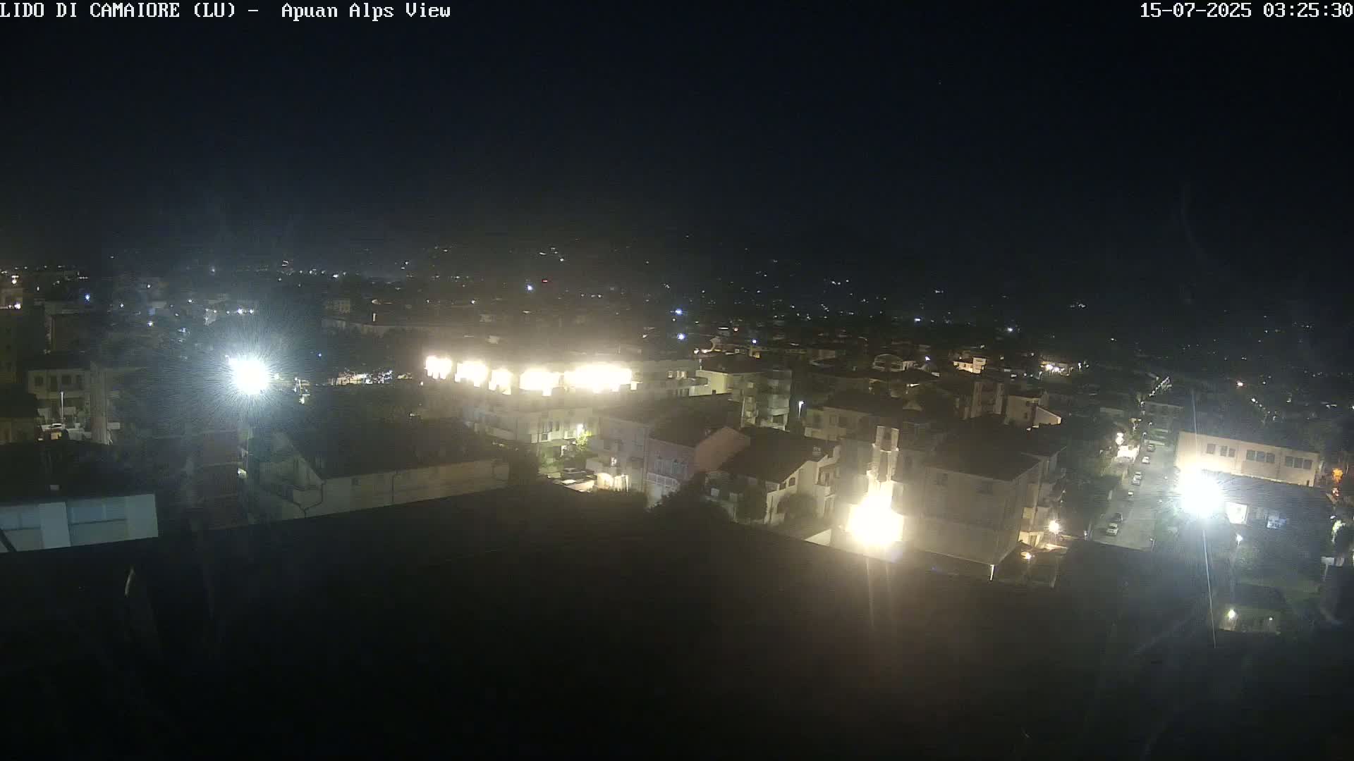 Apuan Alps Live Cam from Lido di Camaiore - Lucca, Italy