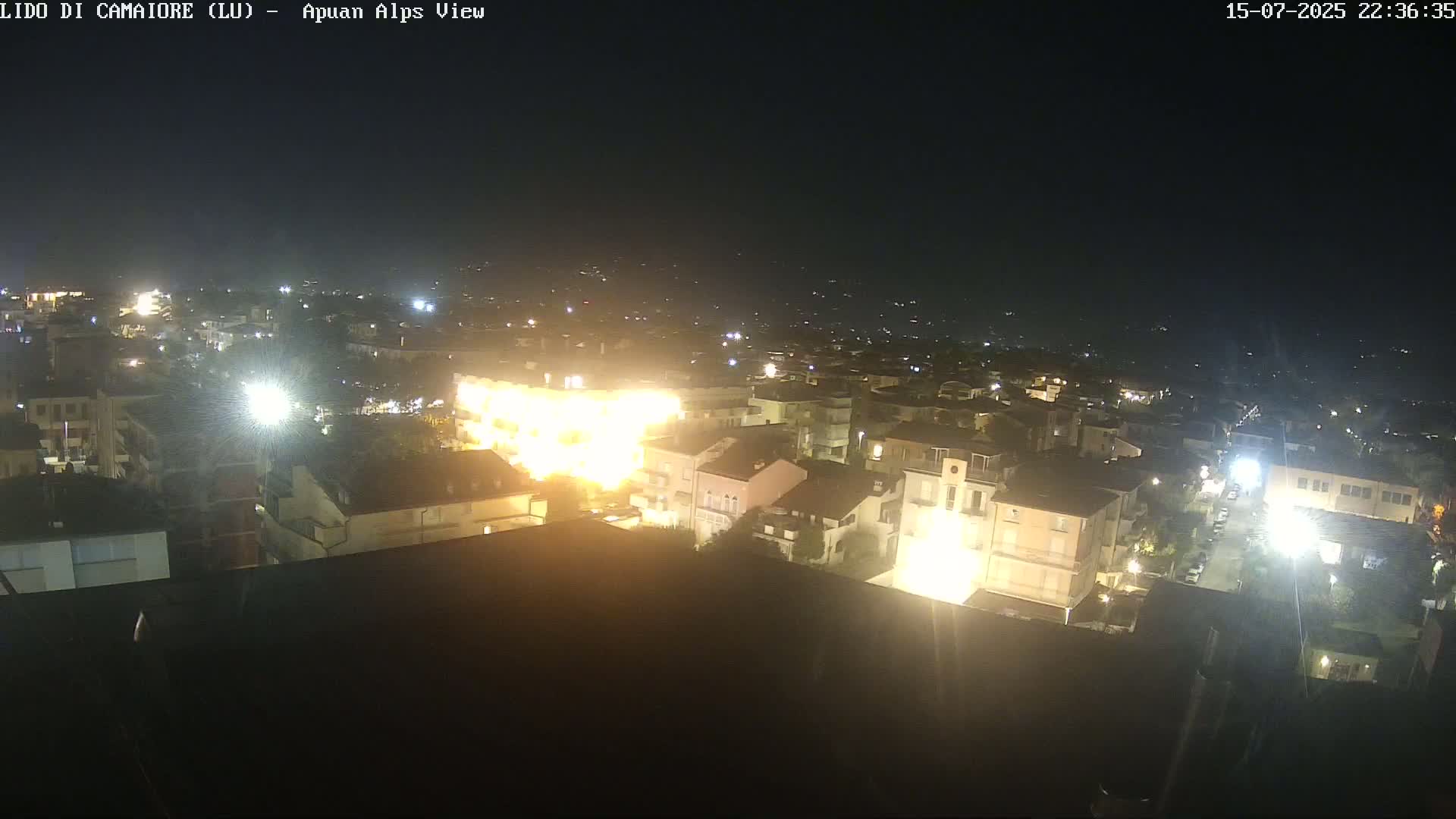Apuan Alps Live Cam from Lido di Camaiore - Lucca, Italy
