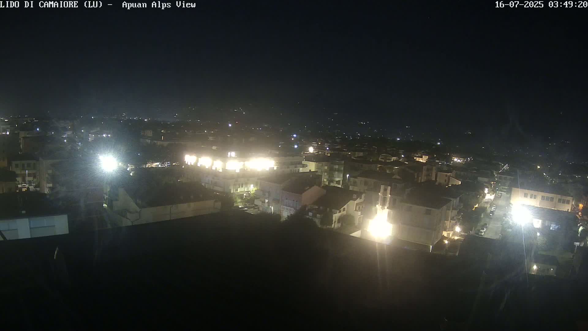 Apuan Alps Live Cam from Lido di Camaiore - Lucca, Italy