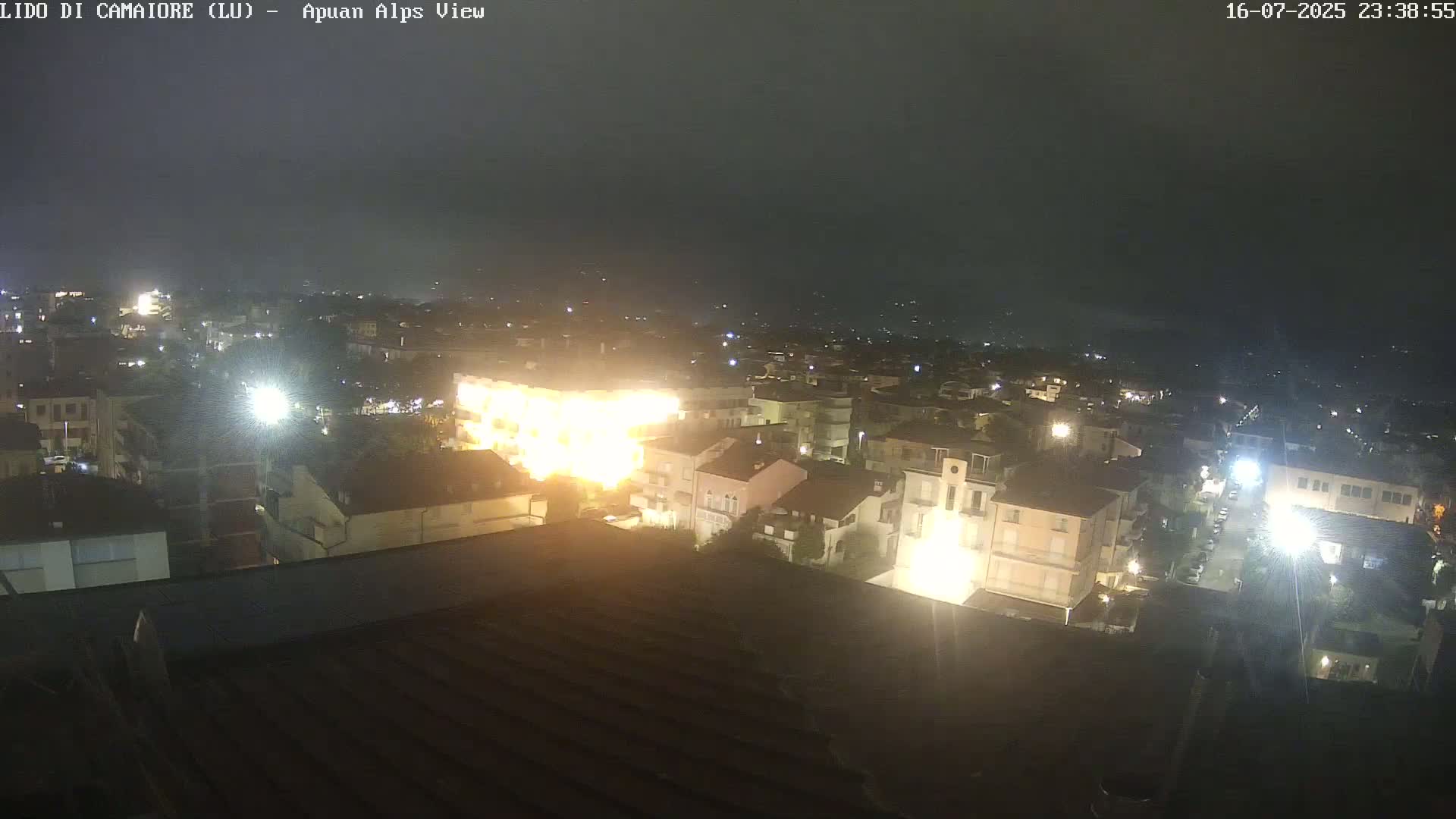 Apuan Alps Live Cam from Lido di Camaiore - Lucca, Italy
