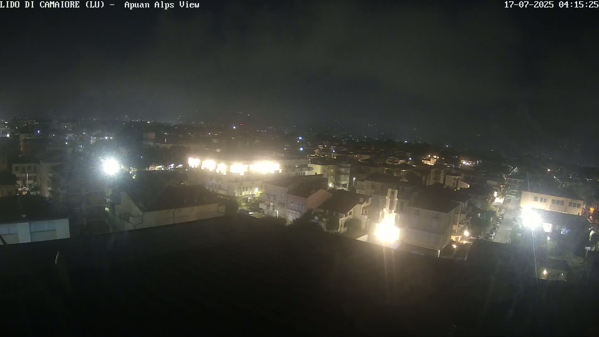 Apuan Alps Live Cam from Lido di Camaiore - Lucca, Italy