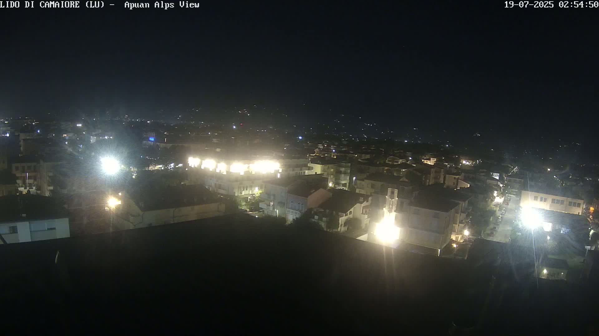 Apuan Alps Live Cam from Lido di Camaiore - Lucca, Italy