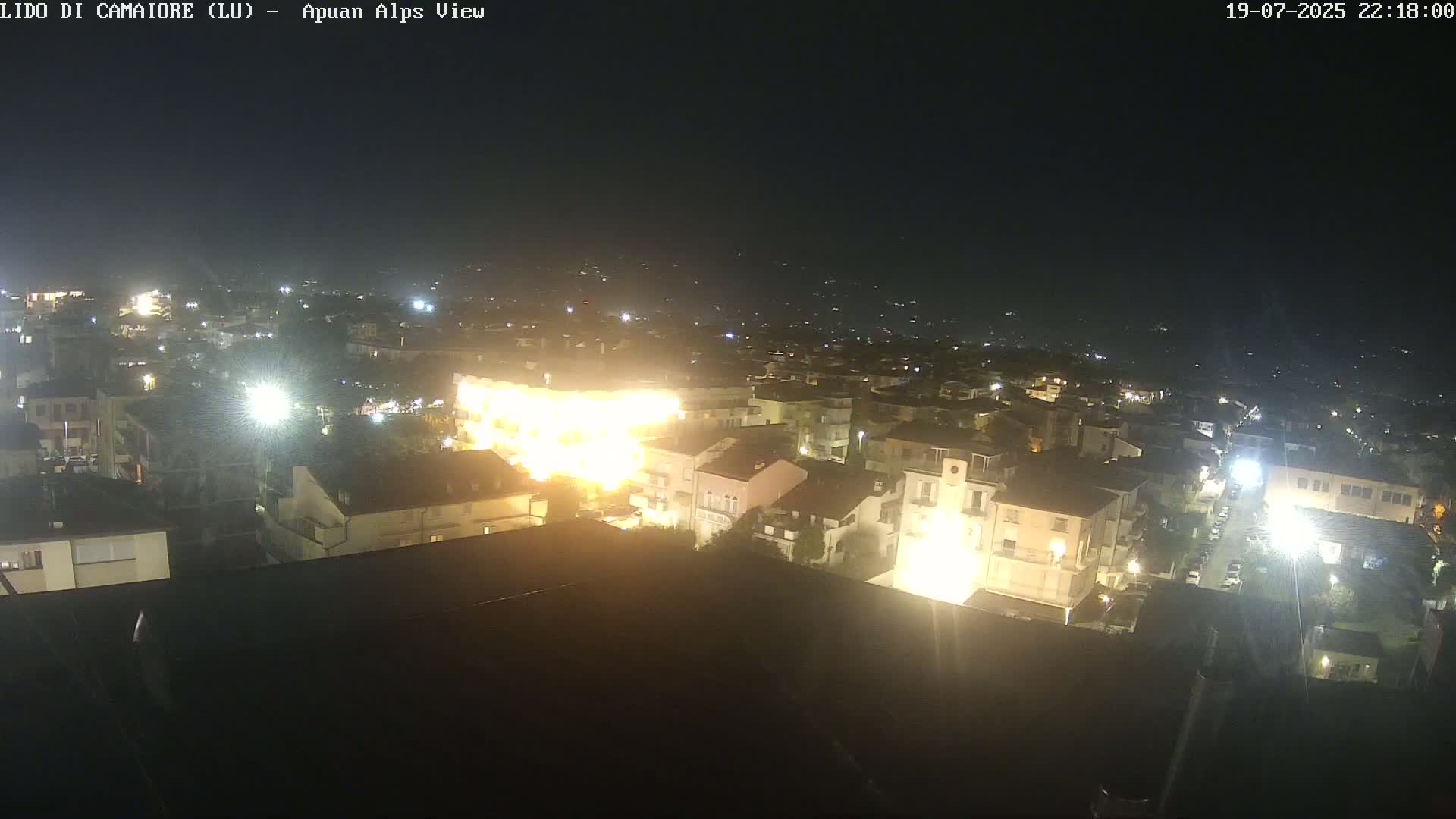 Apuan Alps Live Cam from Lido di Camaiore - Lucca, Italy